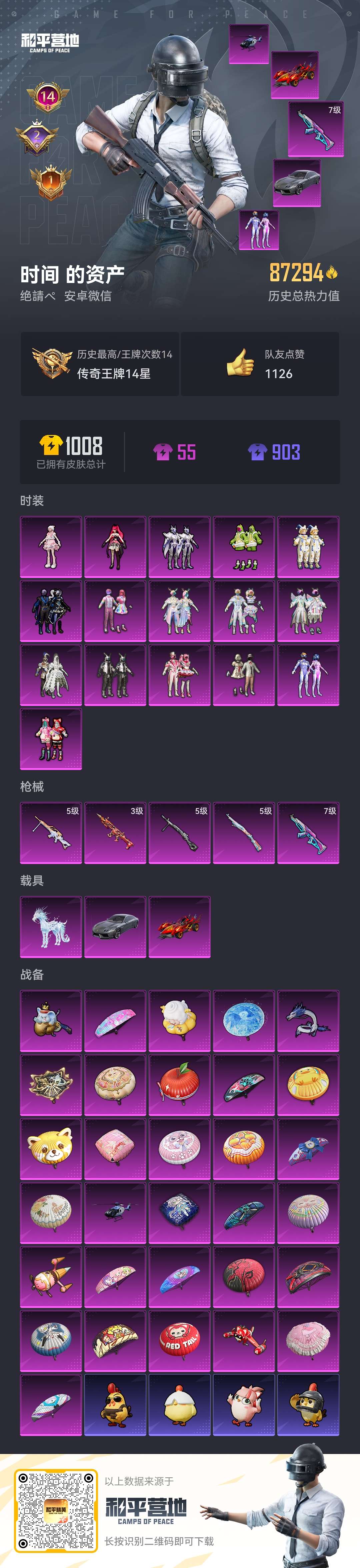 HPCMW416718和平精英账号详情图2