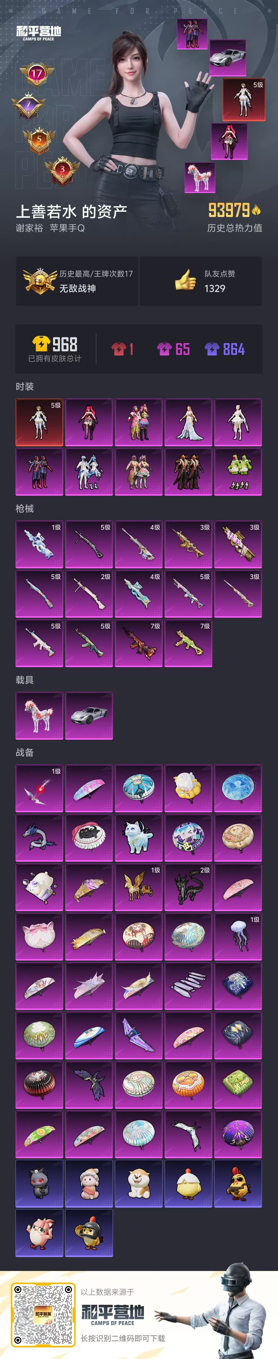 HPCMW412420和平精英账号详情图2 HPCMW412420和平精英账号详情图2