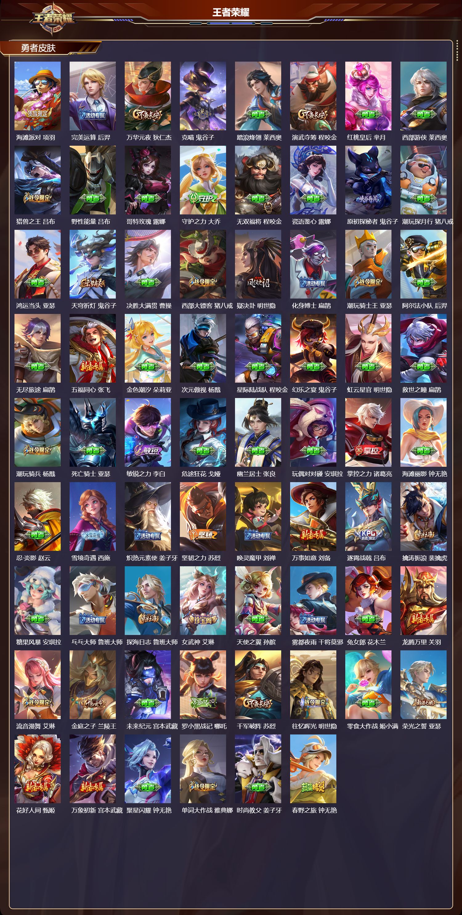 WZCMW420256王者荣耀账号详情图9