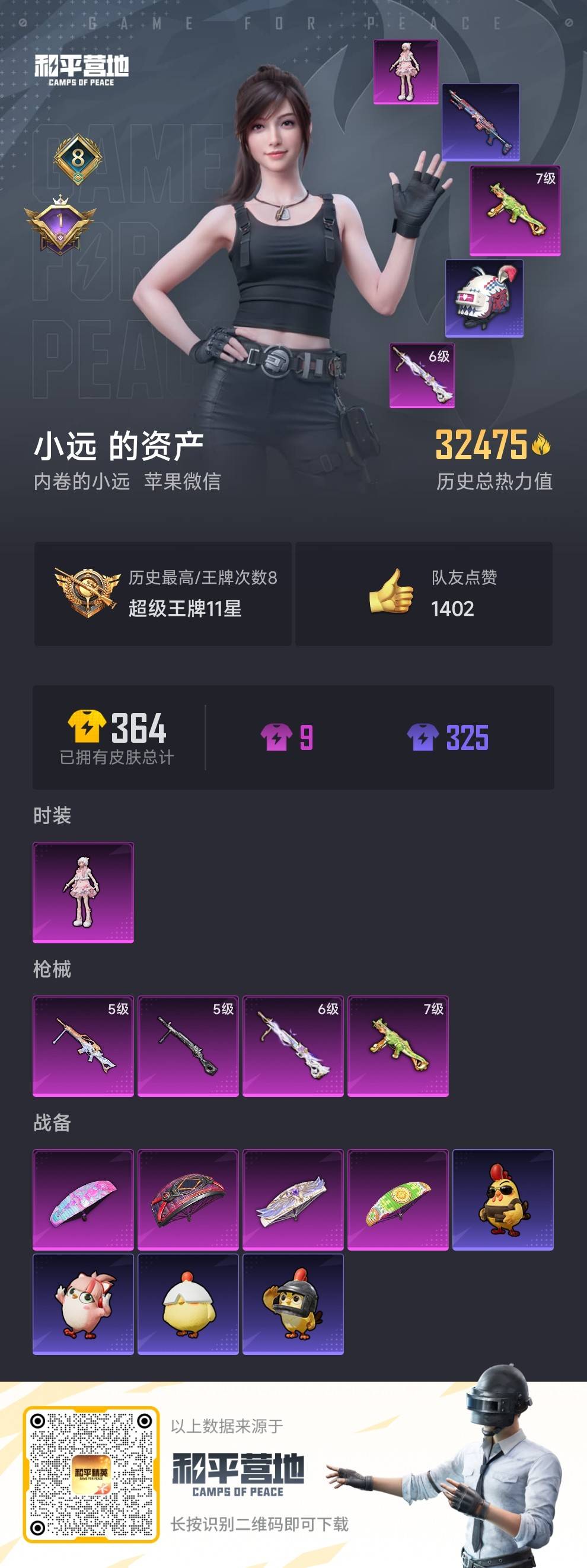 HPSJ412532和平精英账号详情图4