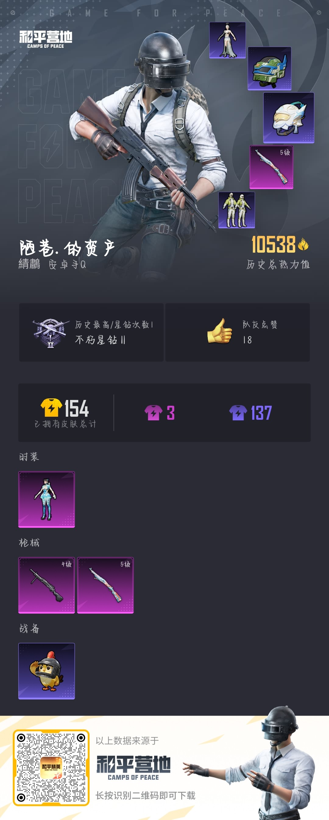 HPCMW412503和平精英账号详情图3 HPCMW412503和平精英账号详情图3