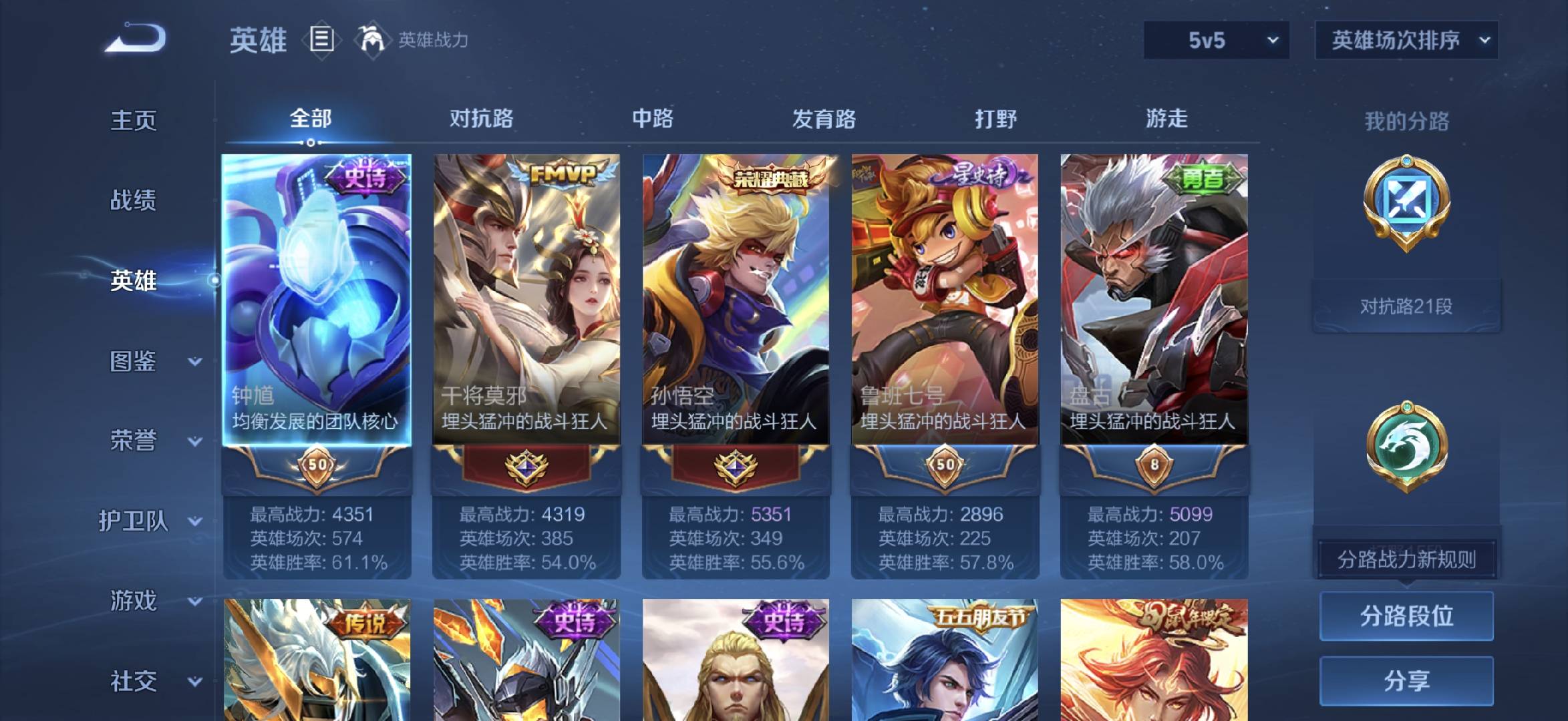 WZCMW420253王者荣耀账号详情图4