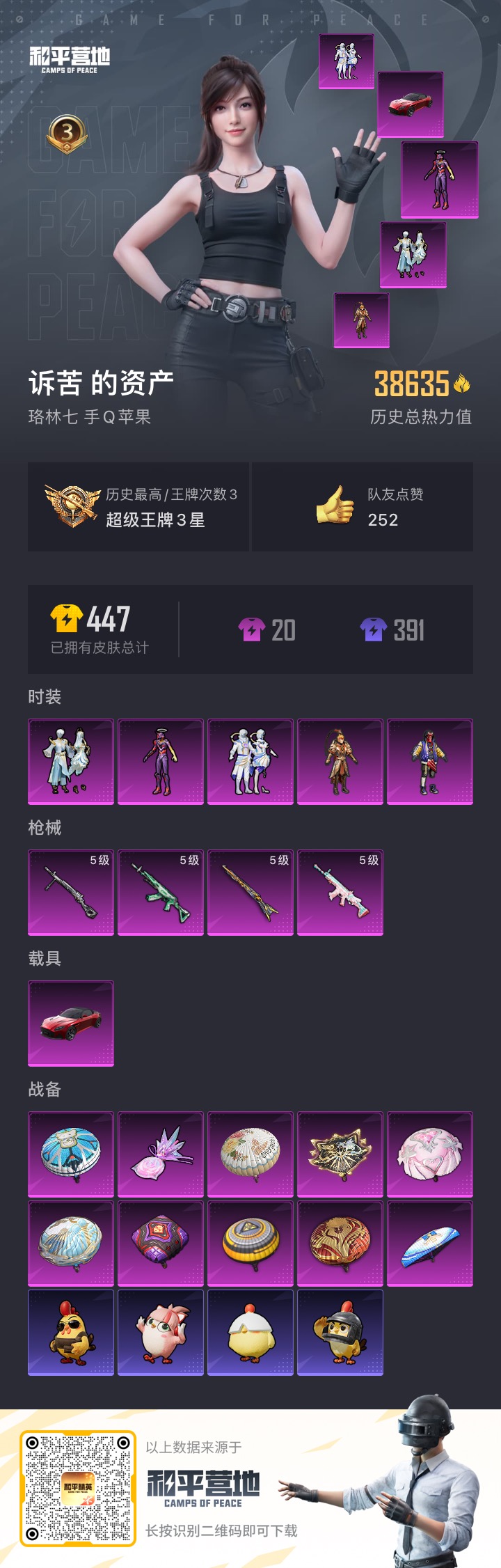 HPCMW416709和平精英账号详情图14 HPCMW416709和平精英账号详情图14