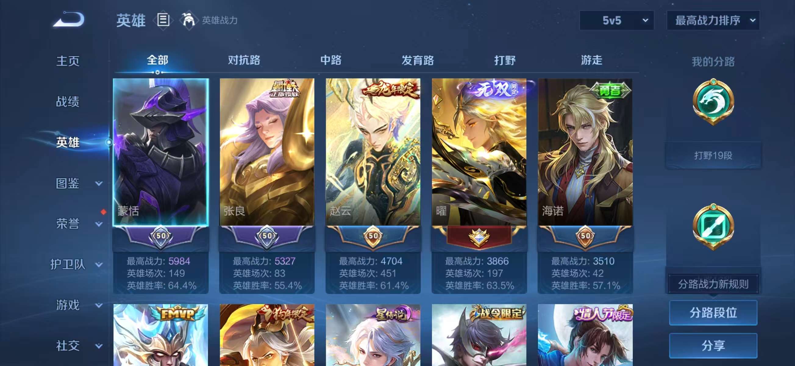 WZCMW420220王者荣耀账号详情图5