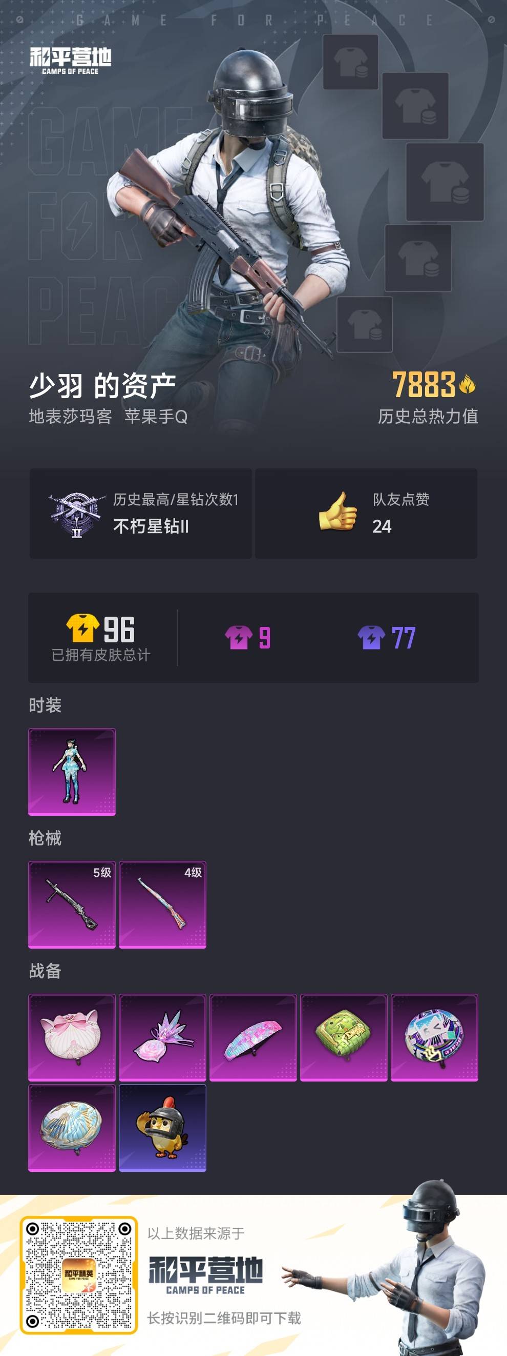 HPSJ412590和平精英账号详情图4 HPSJ412590和平精英账号详情图4