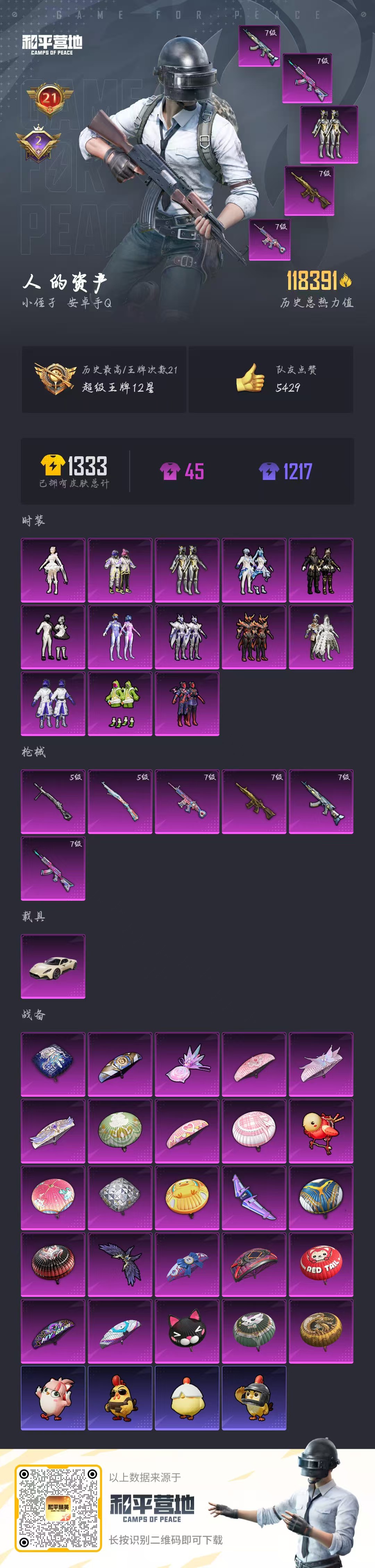 HPCMW417066和平精英账号详情图3