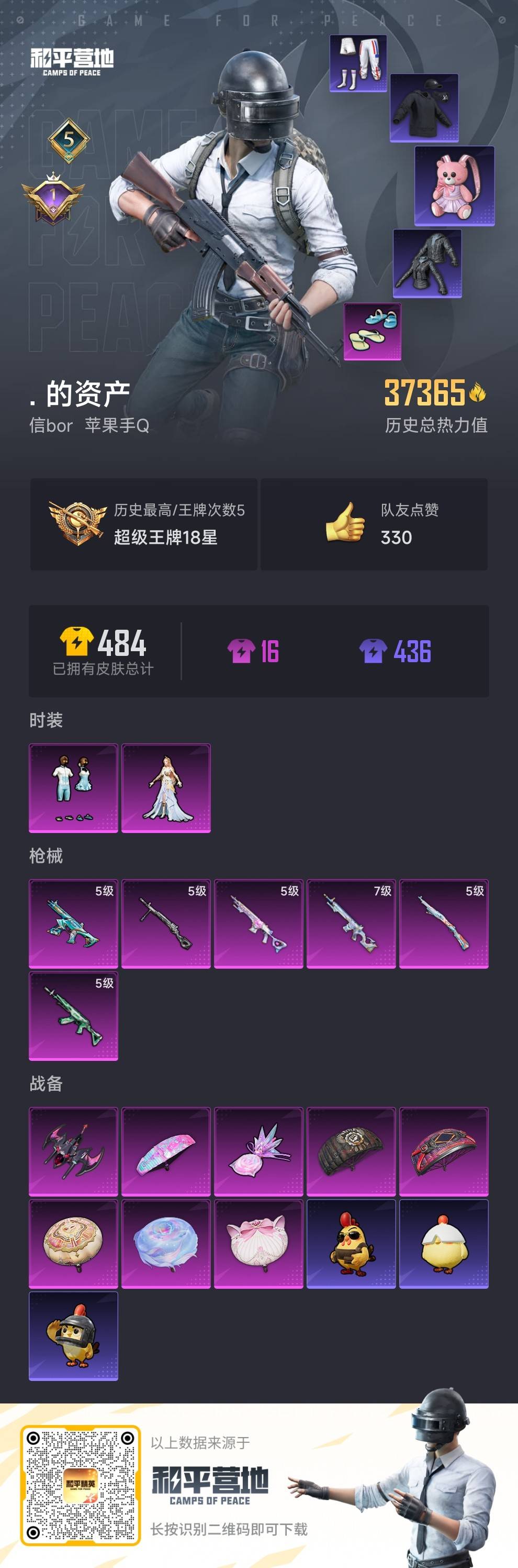 HPSJ420044和平精英账号详情图4