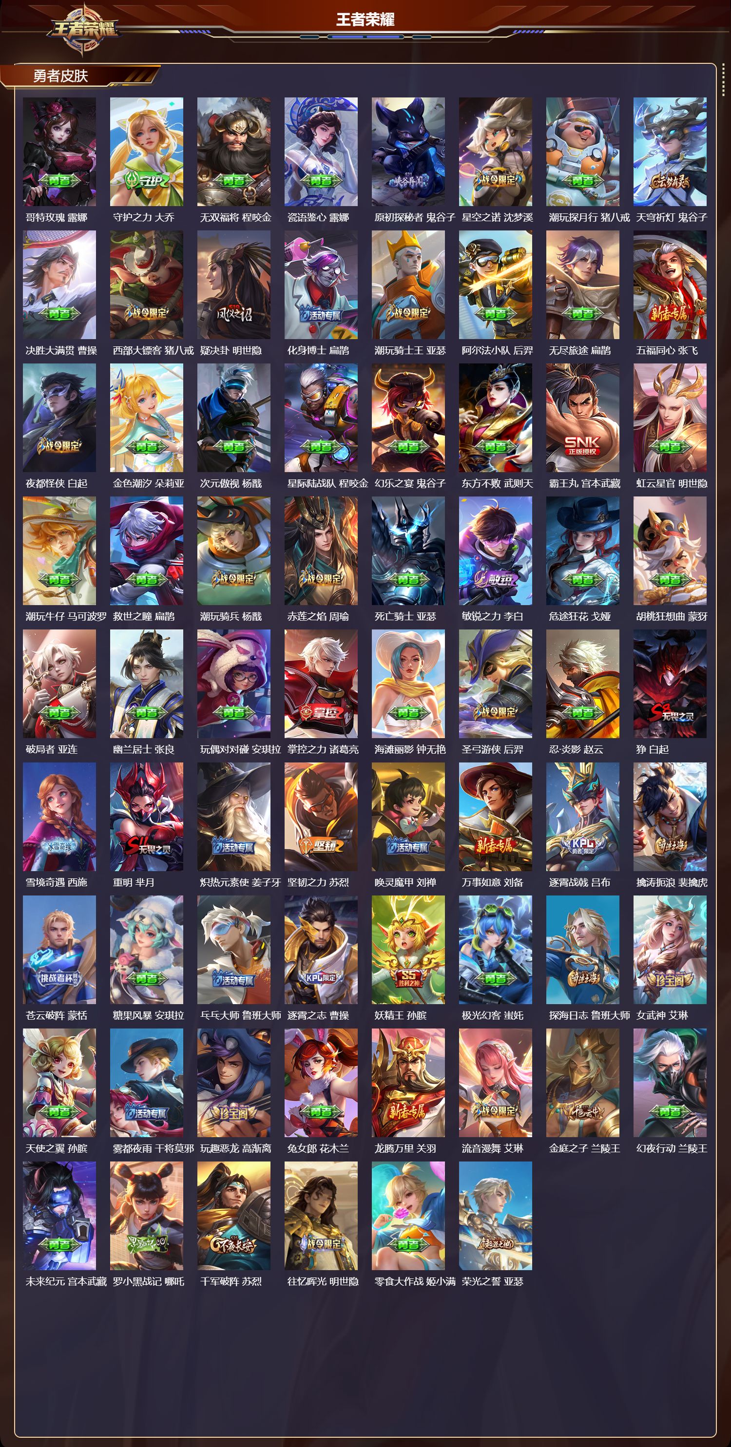 WZCMW422485王者荣耀账号详情图44