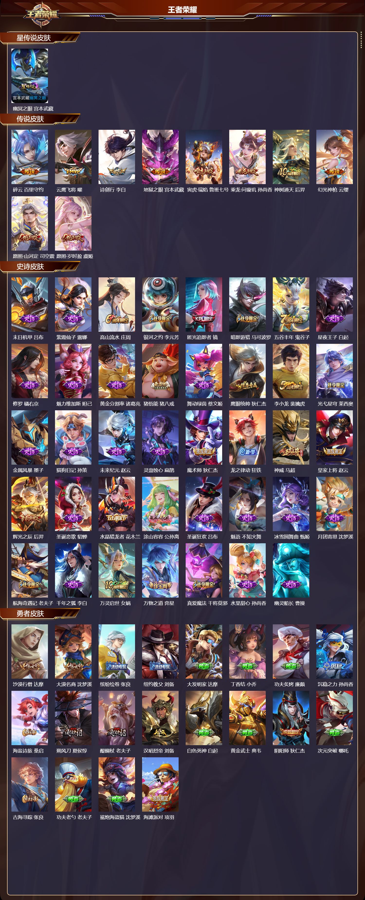 WZMK429547王者荣耀账号详情图2 WZMK429547王者荣耀账号详情图2