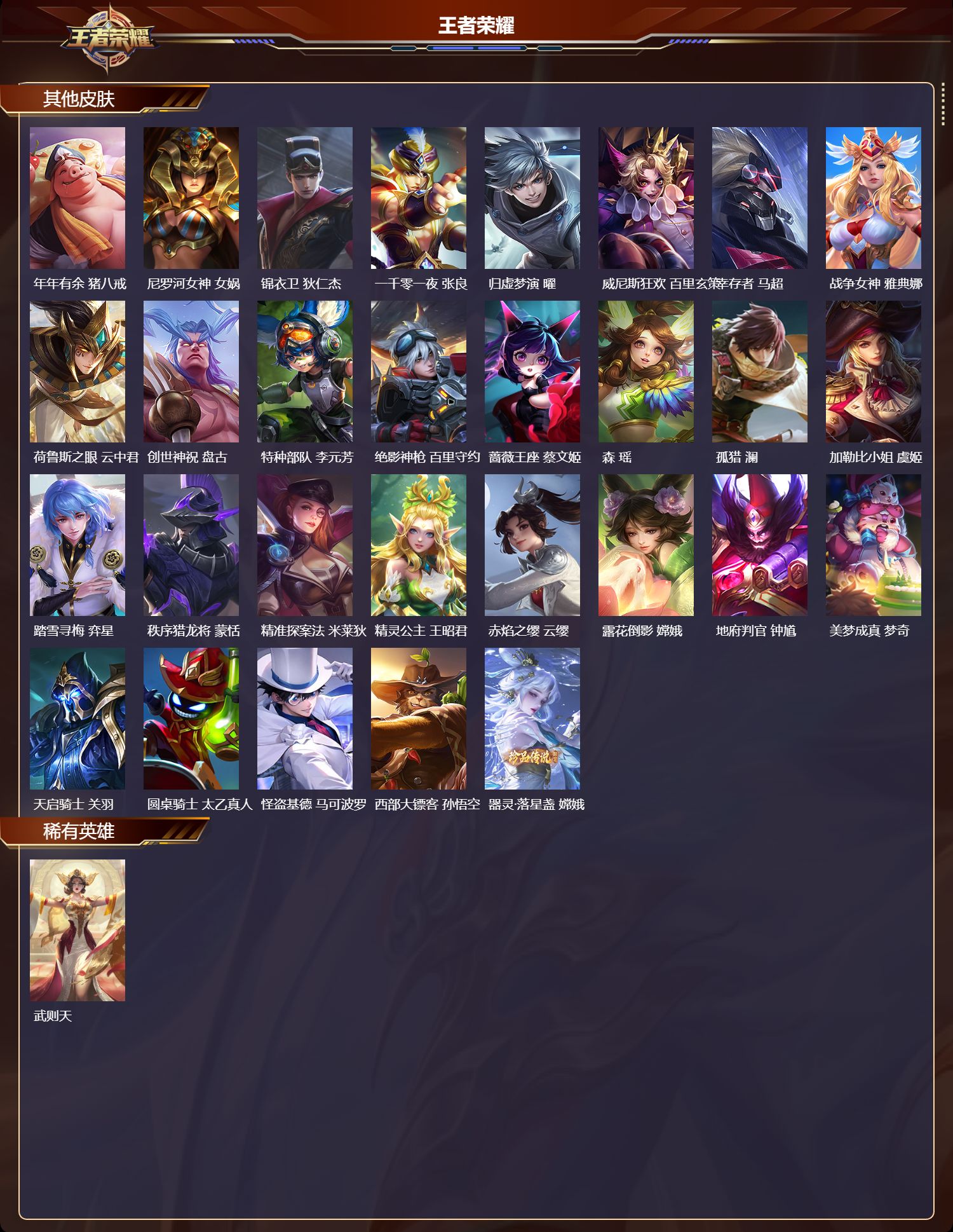 WZQM429600王者荣耀账号详情图8