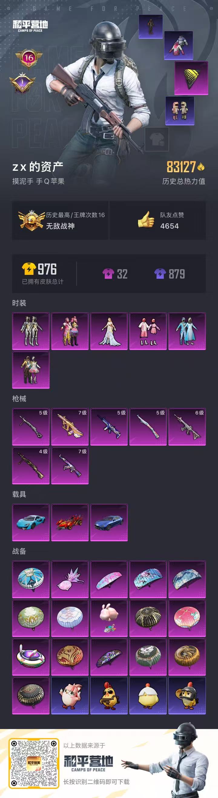 HPCMW421153和平精英账号详情图3