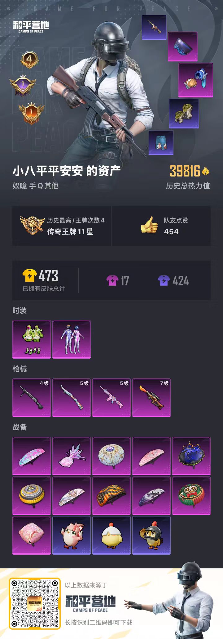 HPCMW421095和平精英账号详情图3