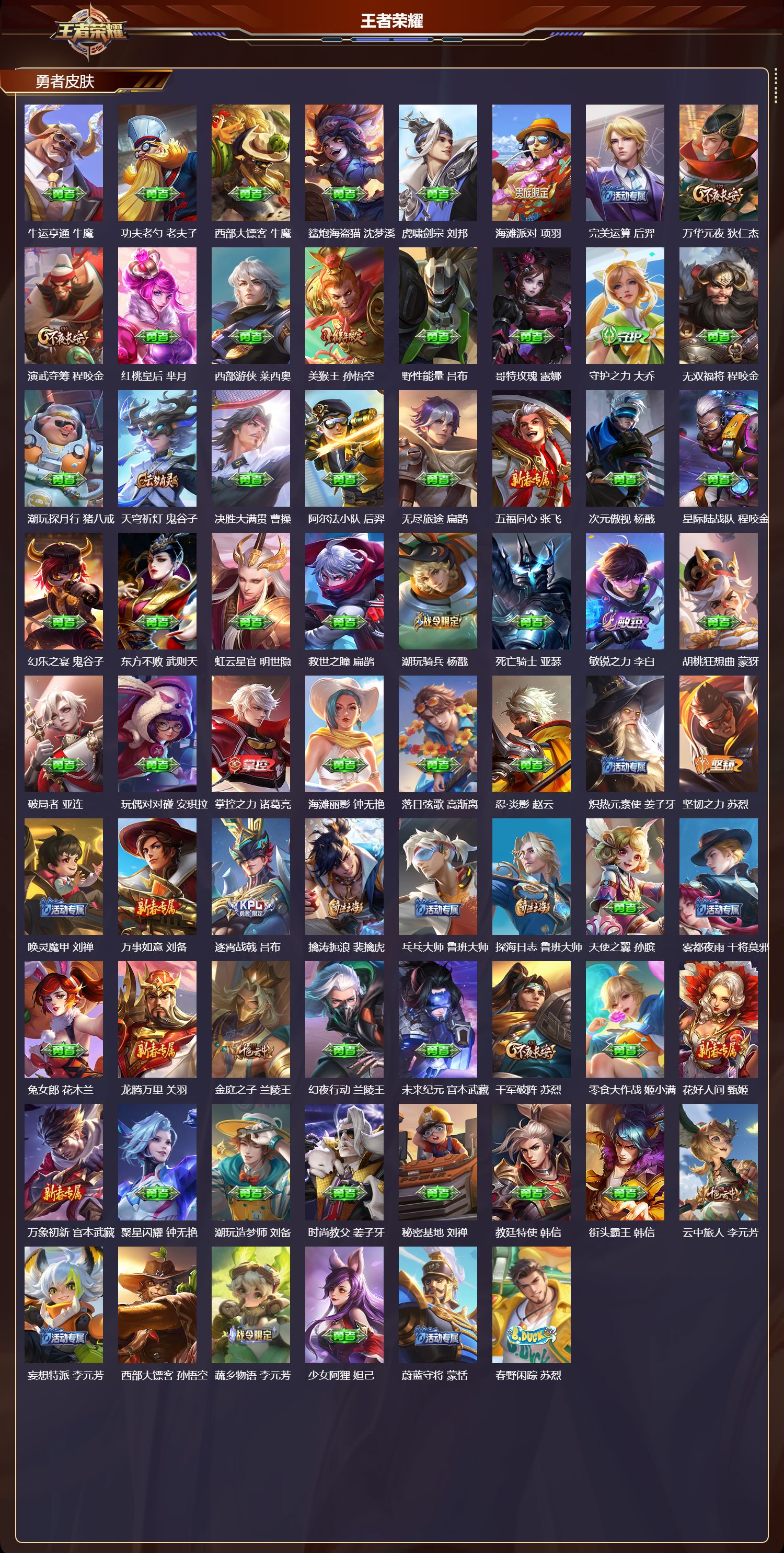 WZQM429578王者荣耀账号详情图5