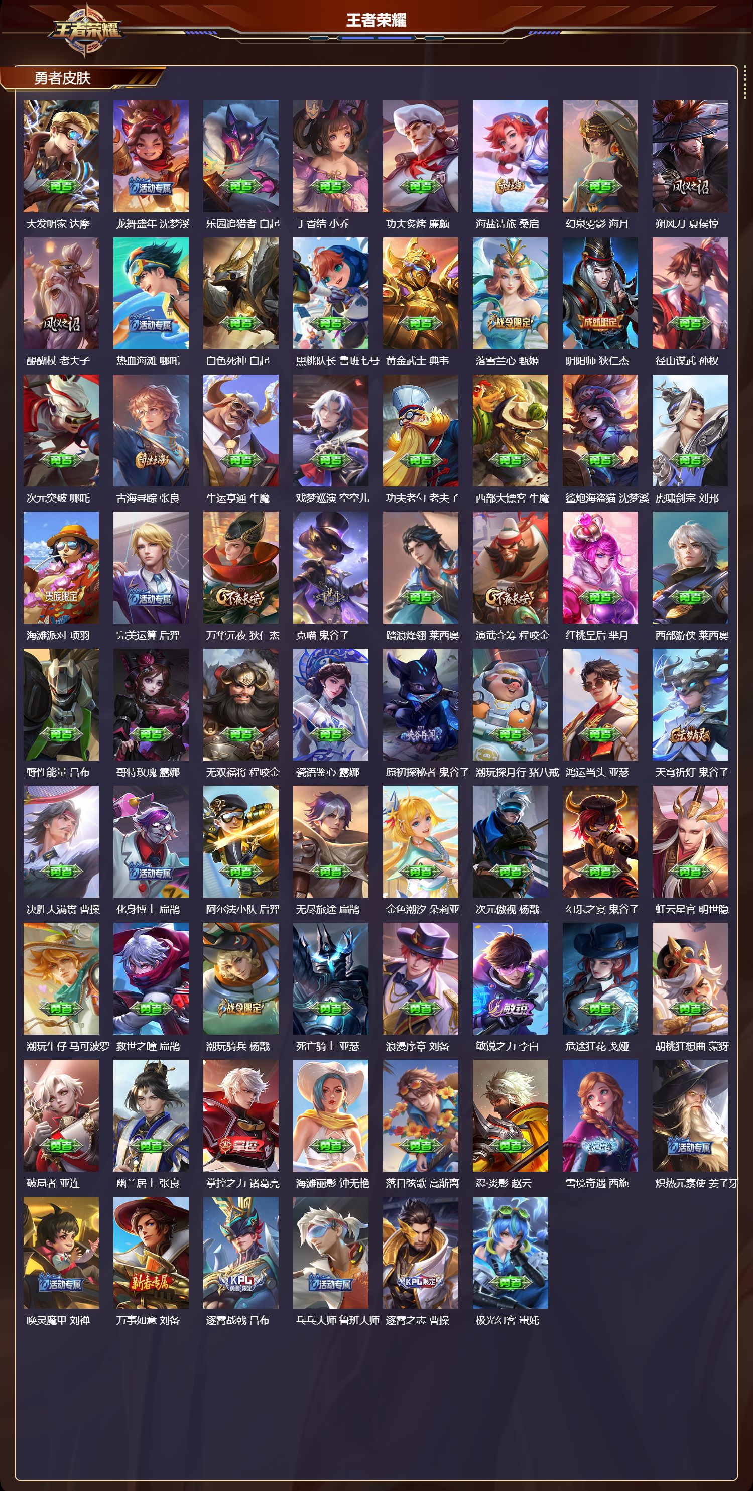 WZMK429534王者荣耀账号详情图4