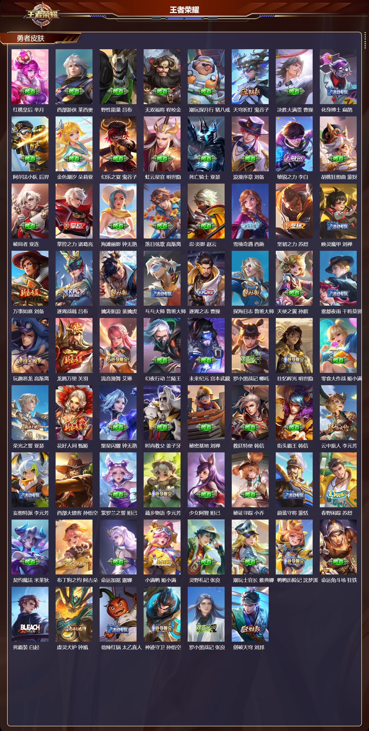 WZQM429581王者荣耀账号详情图5