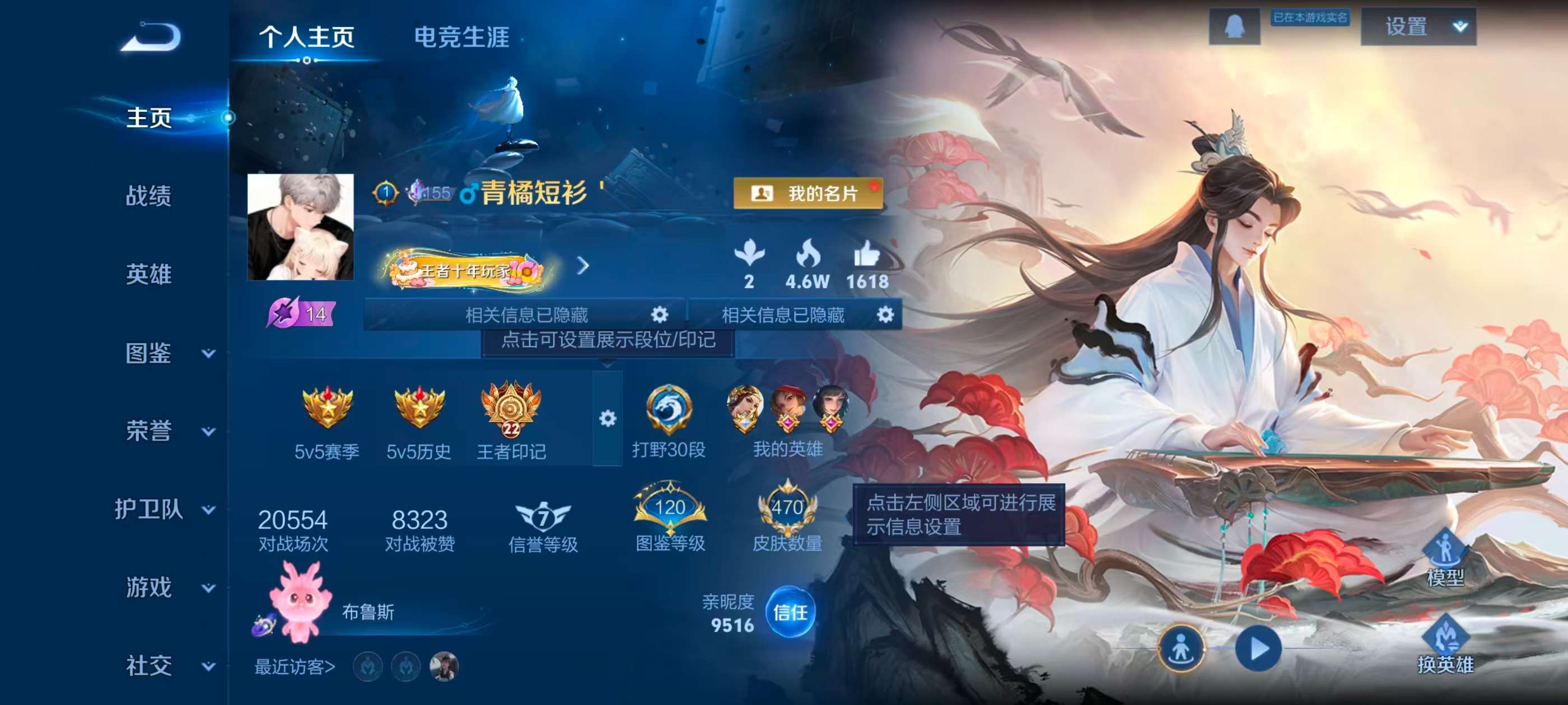 WZCMW424046王者荣耀账号详情图2 WZCMW424046王者荣耀账号详情图2