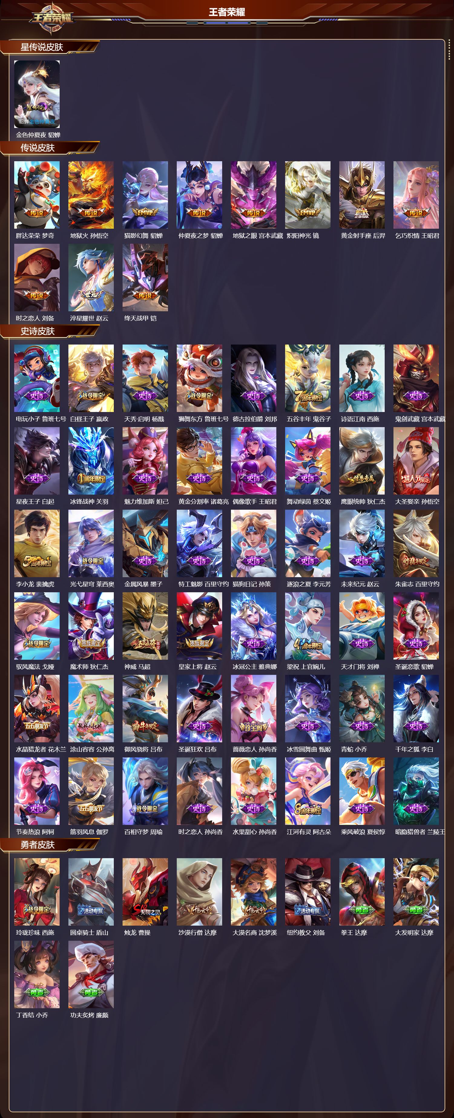 WZMK429563王者荣耀账号详情图2