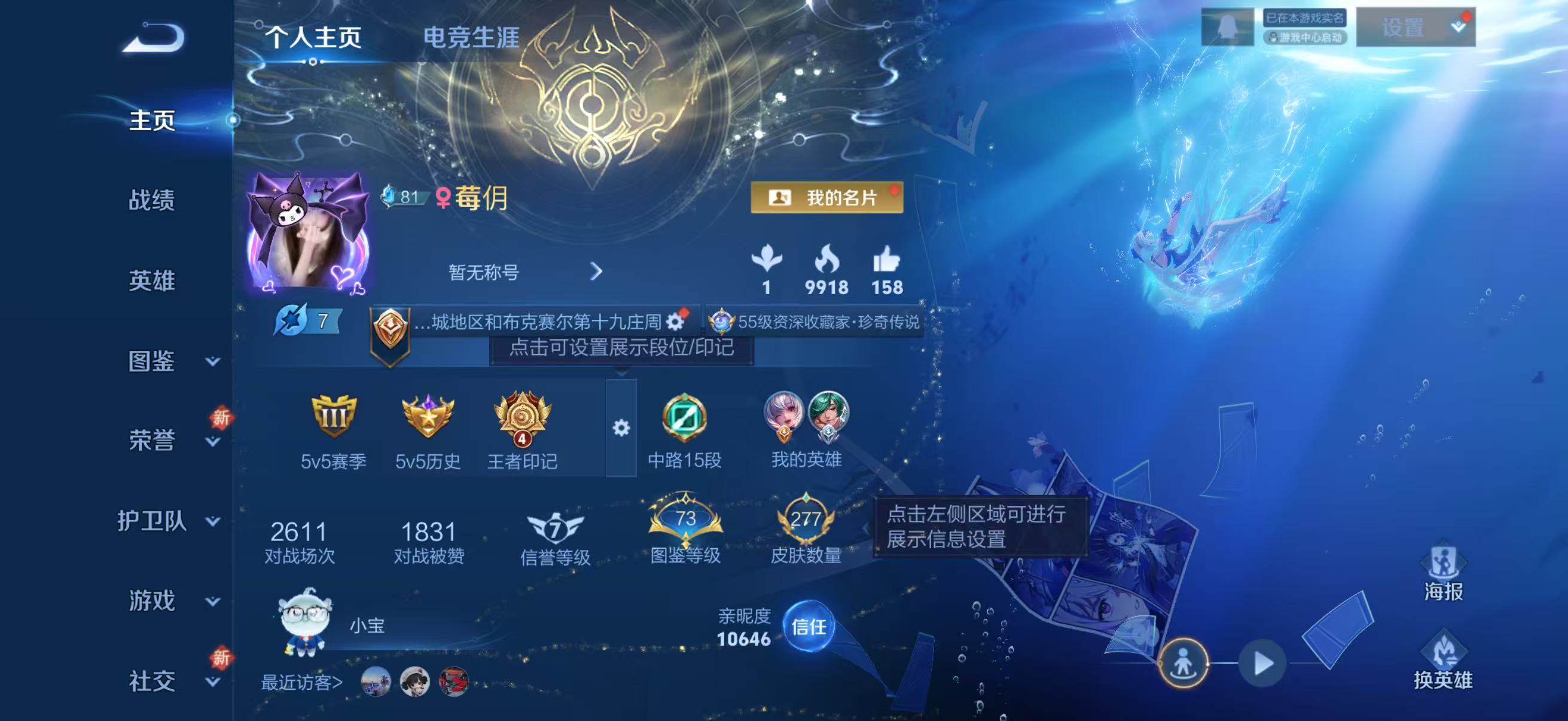 WZCMW423947王者荣耀账号详情图2