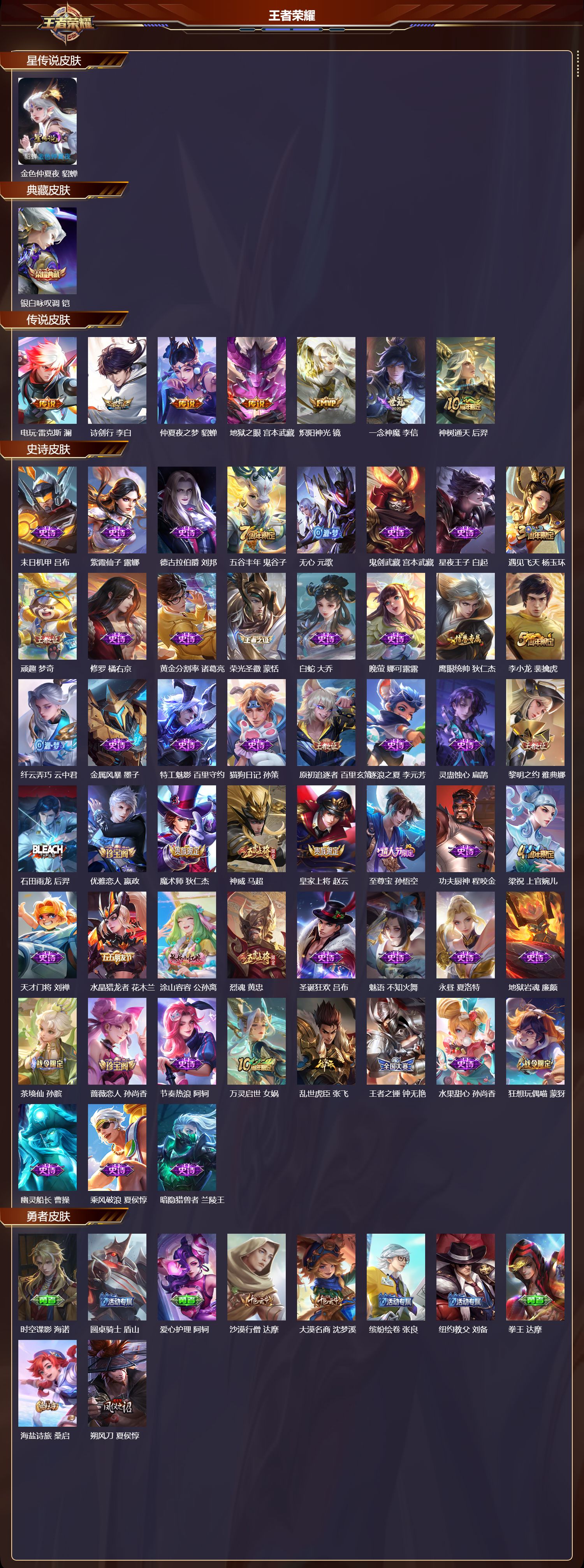 WZMK429567王者荣耀账号详情图2 WZMK429567王者荣耀账号详情图2