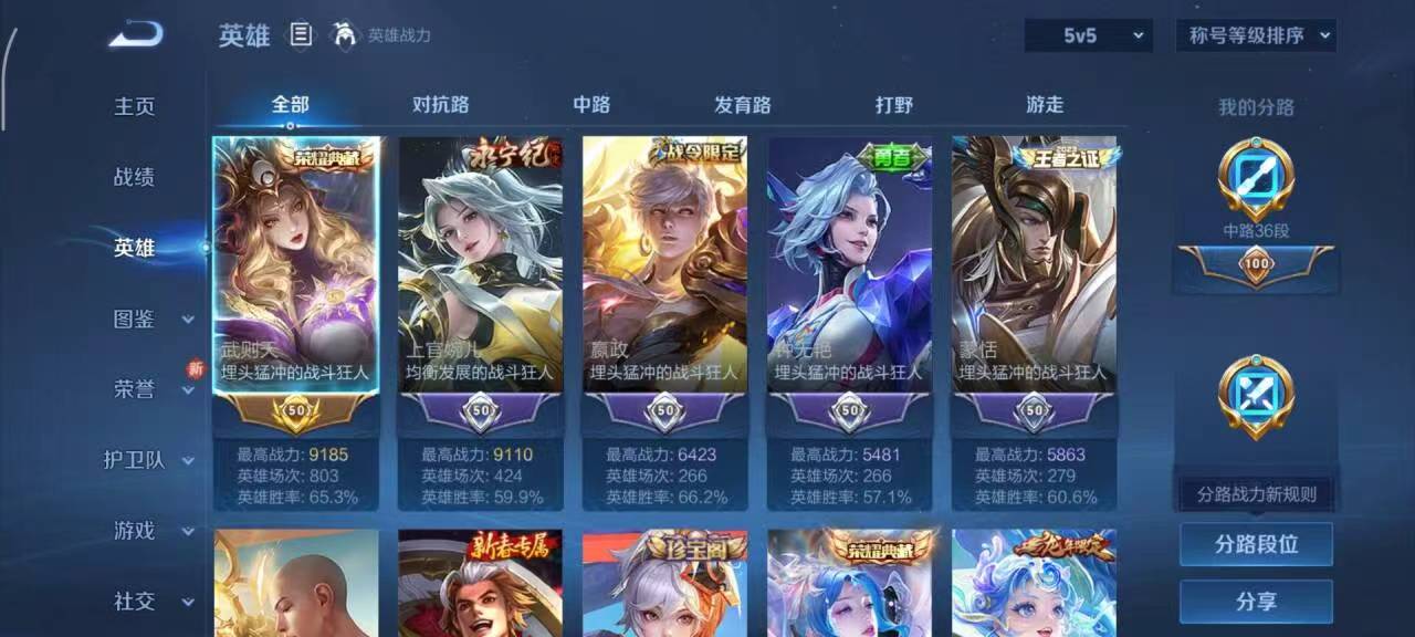 WZCMW424029王者荣耀账号详情图5