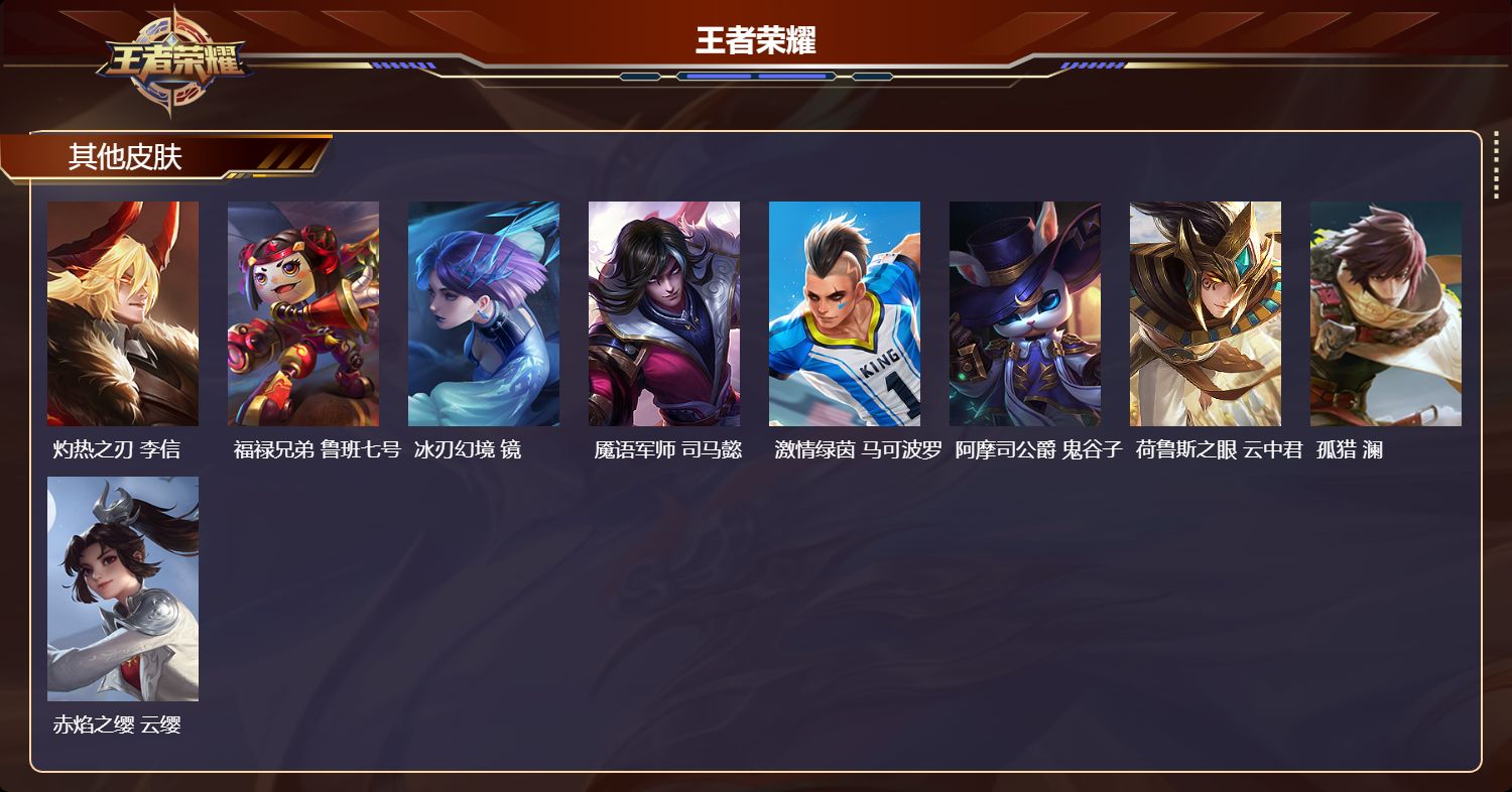 WZMK429552王者荣耀账号详情图3