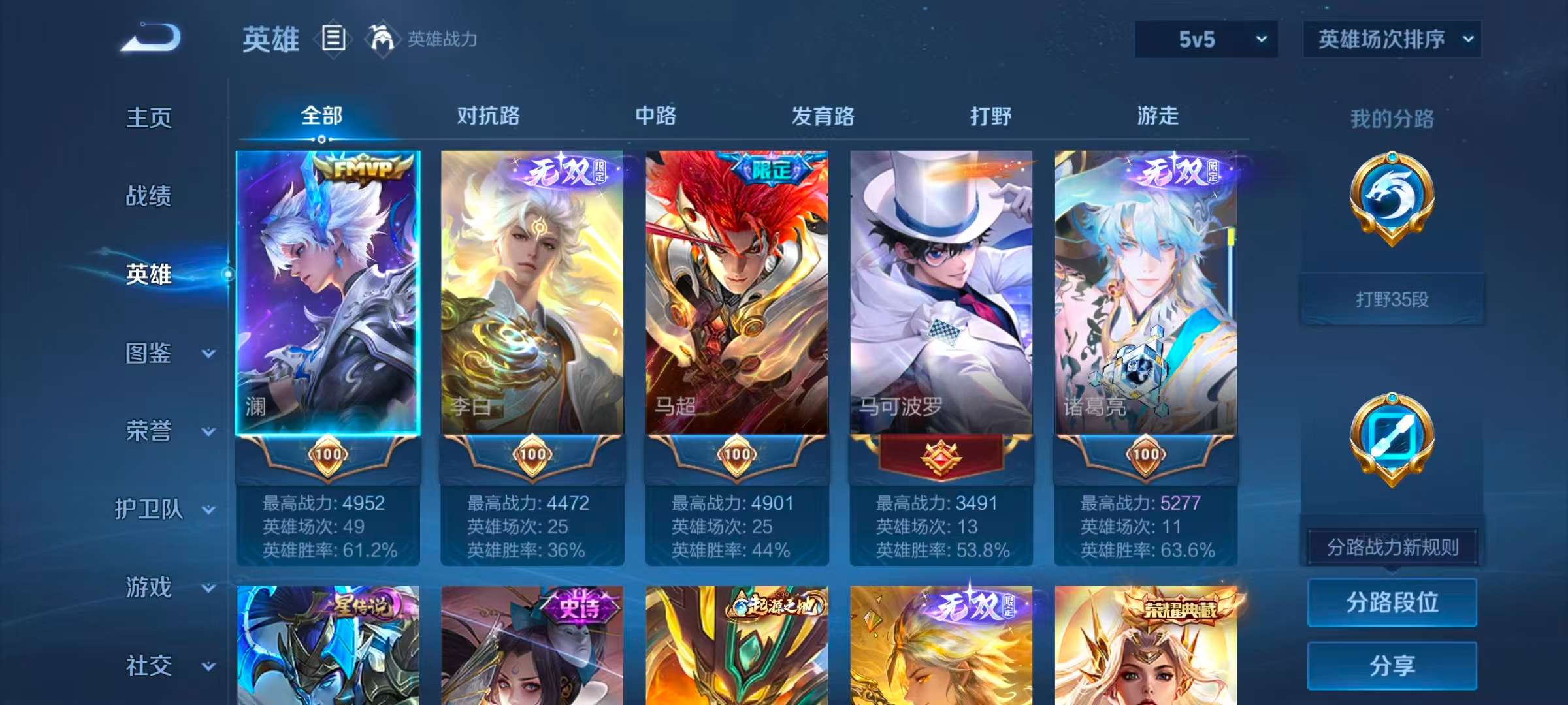 WZCMW424103王者荣耀账号详情图6