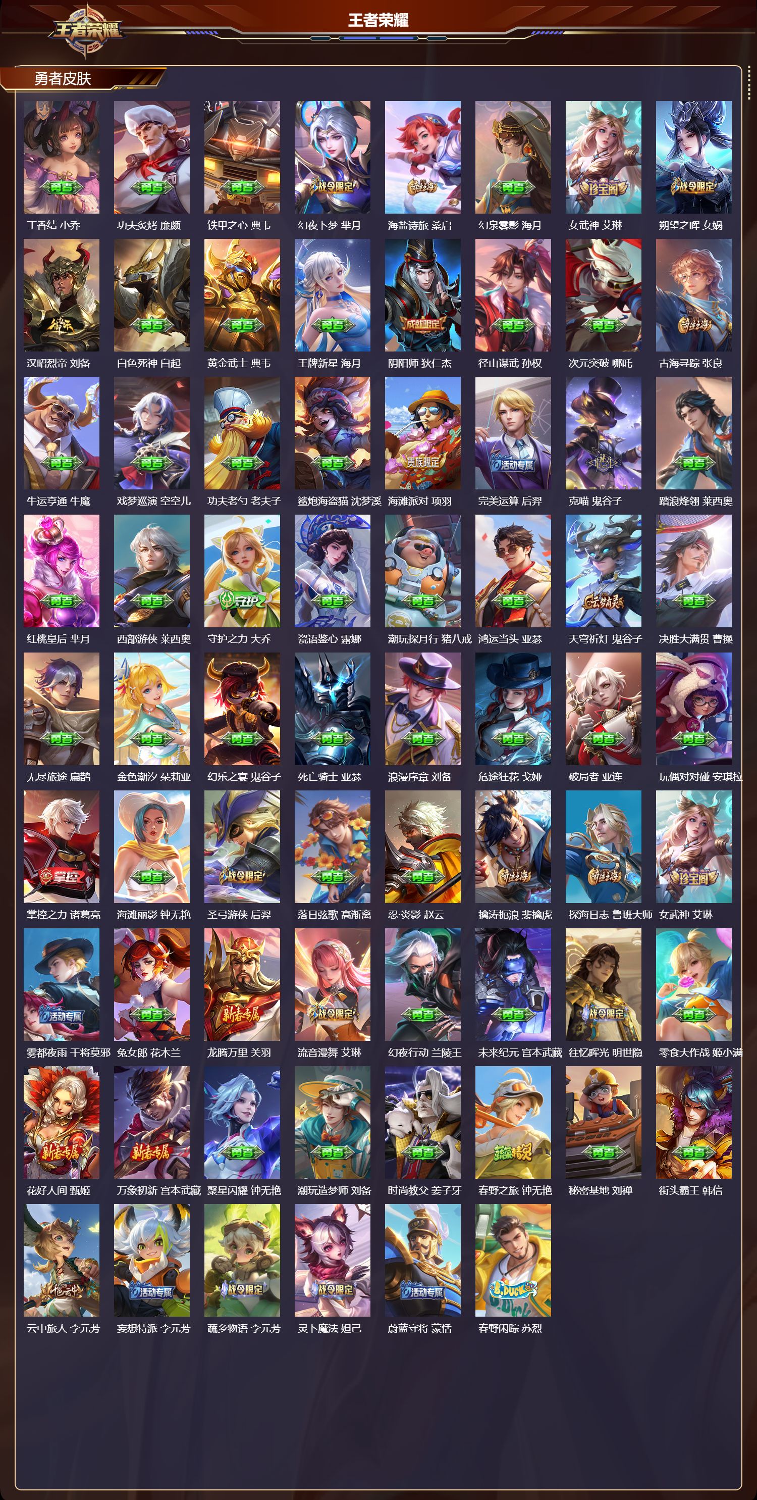 WZQM429541王者荣耀账号详情图5