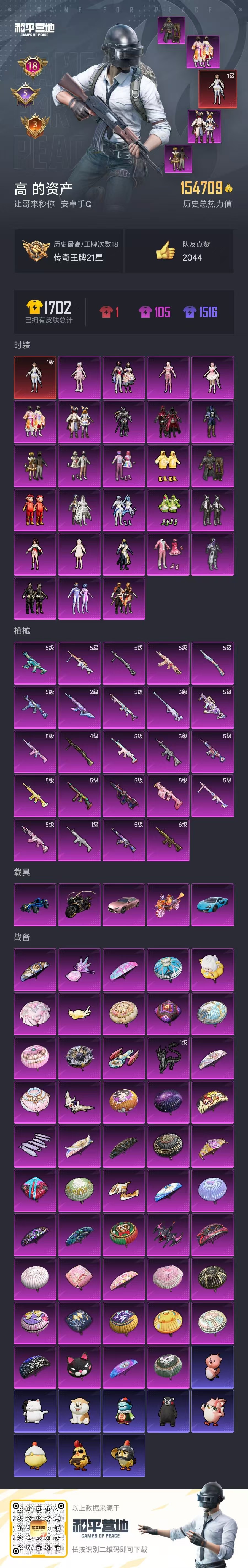 HPCMW416811和平精英账号详情图2