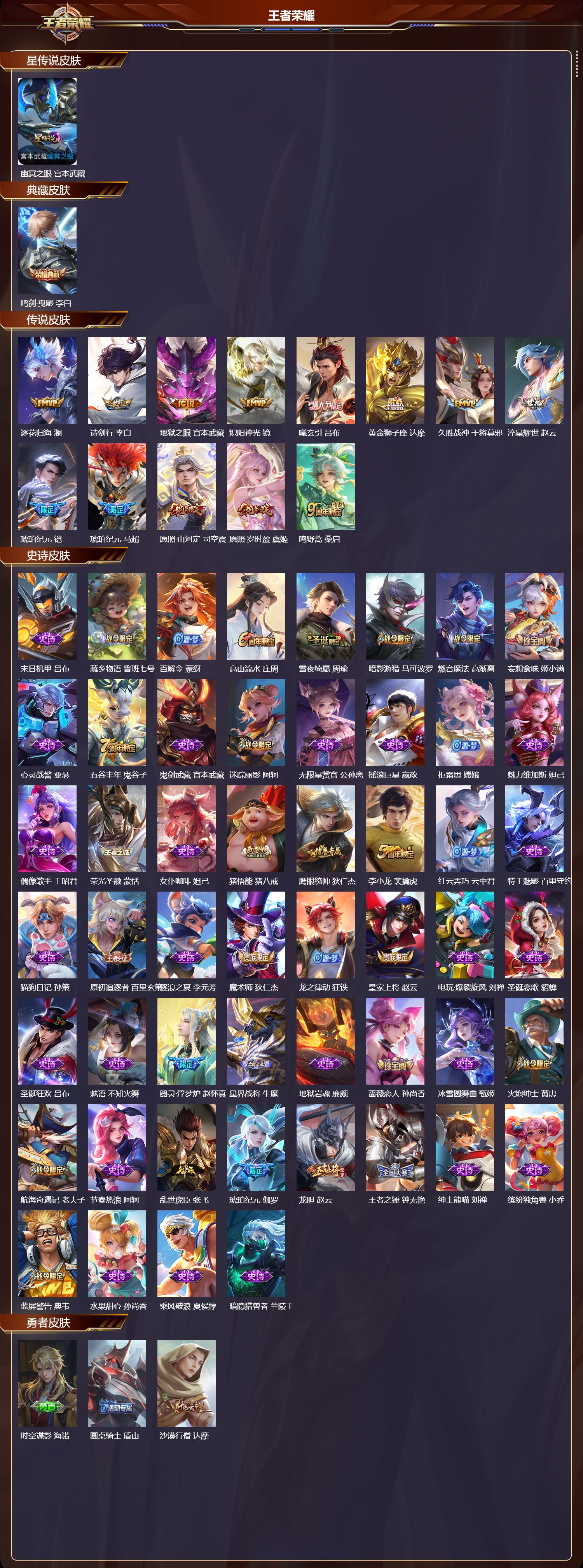 WZMK429560王者荣耀账号详情图2 WZMK429560王者荣耀账号详情图2