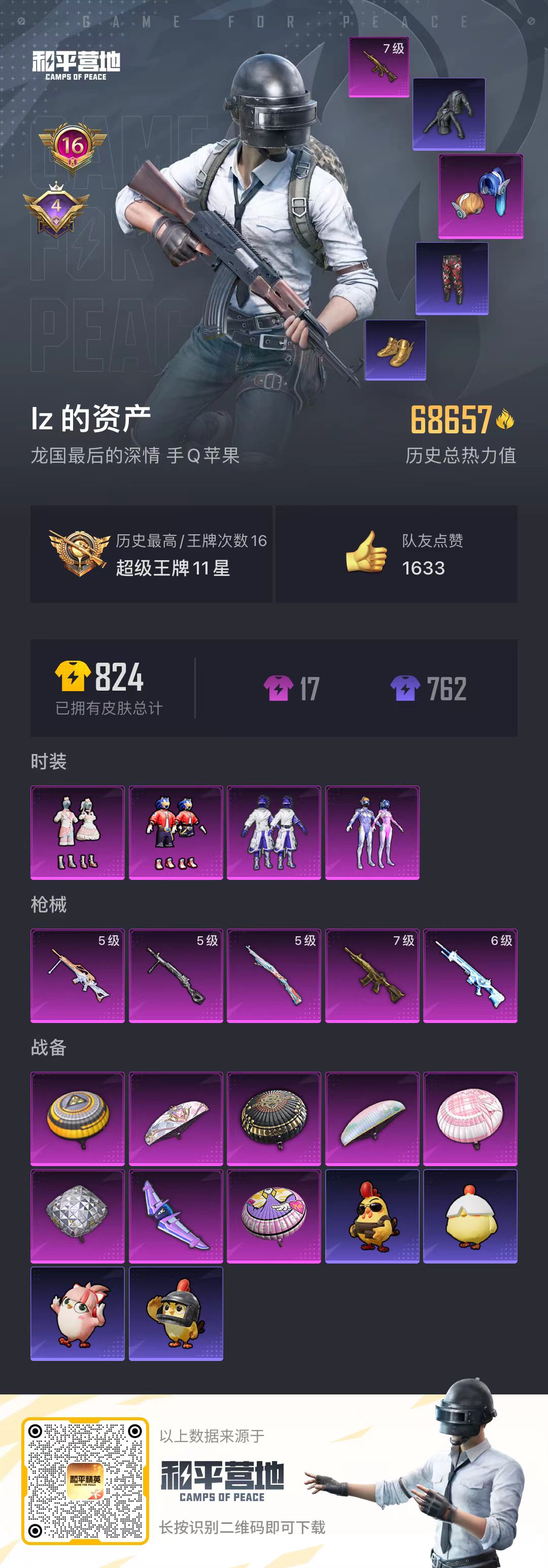 HPCMW417355和平精英账号详情图2