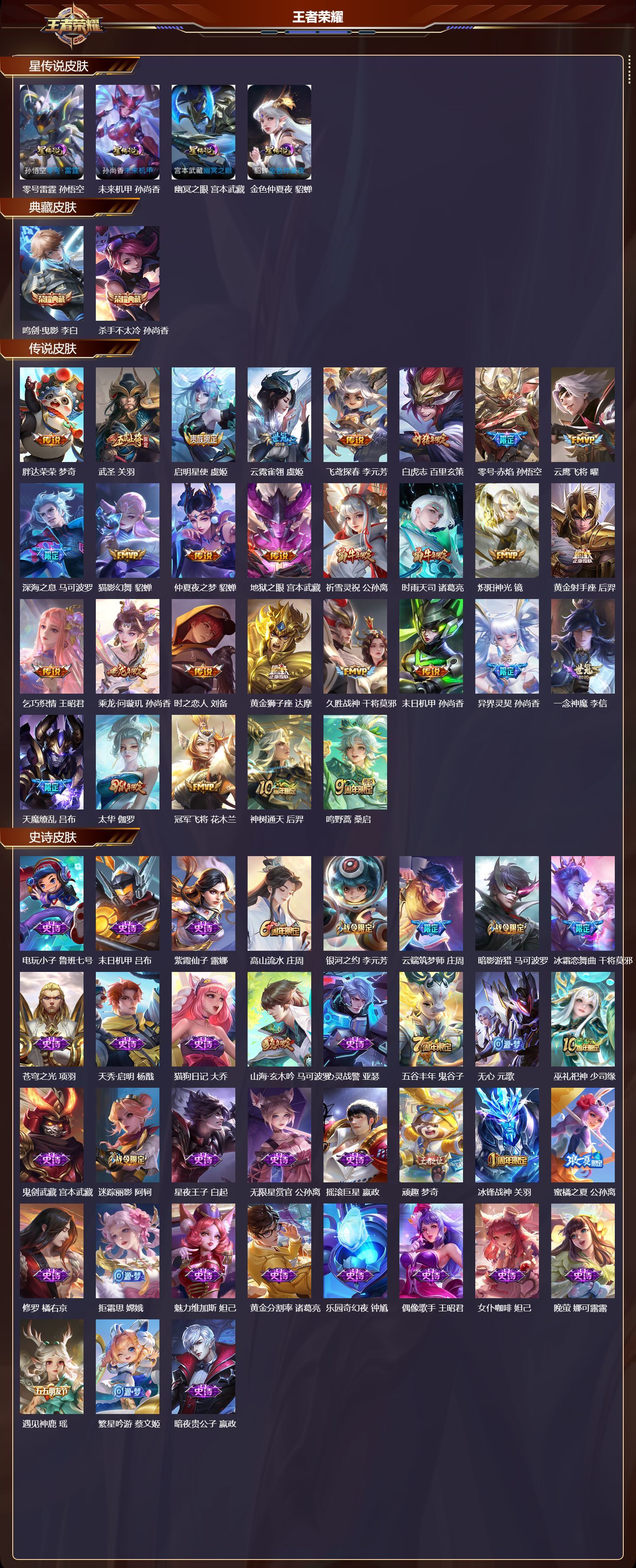 WZQM434001王者荣耀账号详情图3 WZQM434001王者荣耀账号详情图3