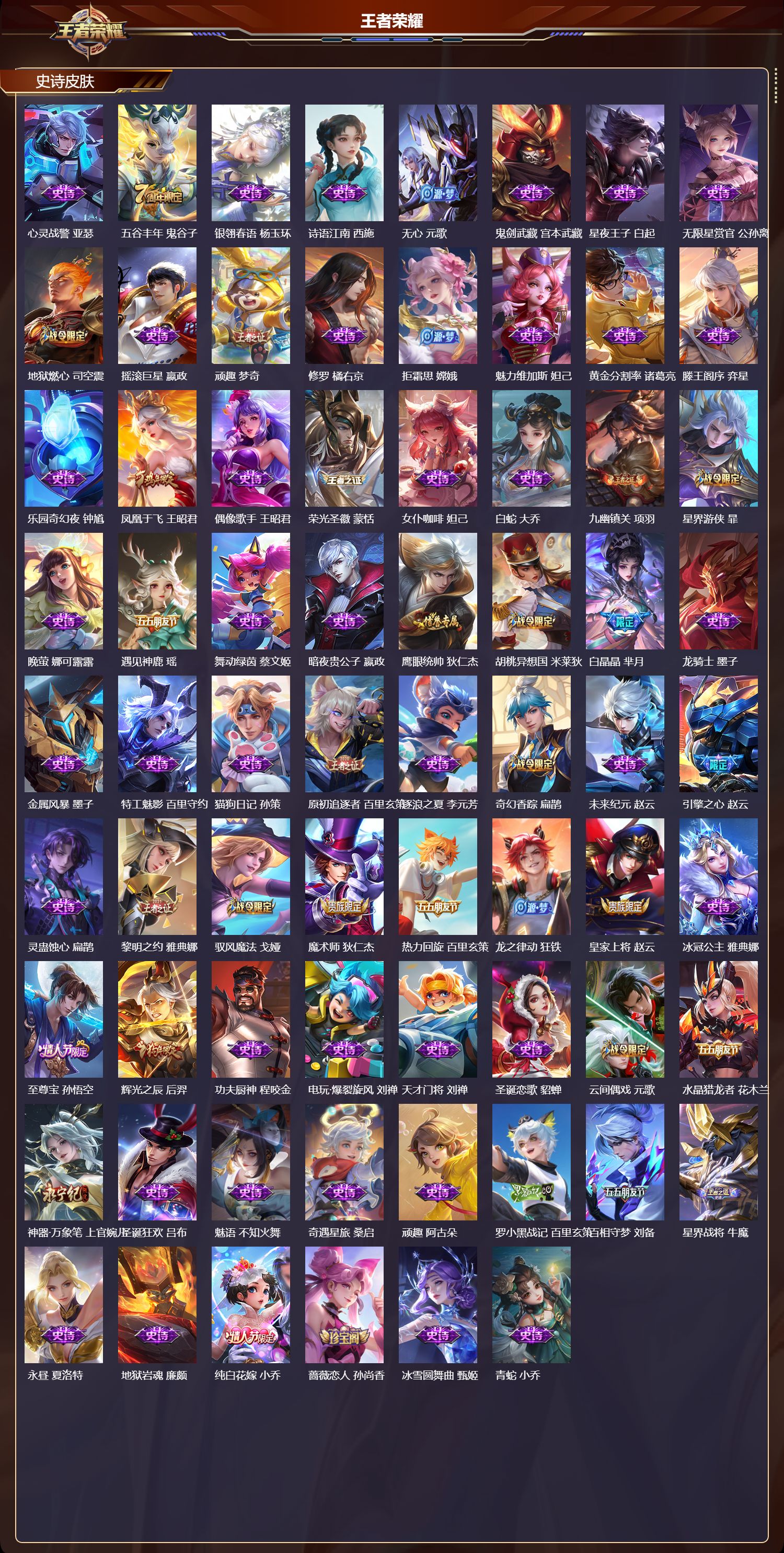 WZQM434046王者荣耀账号详情图4