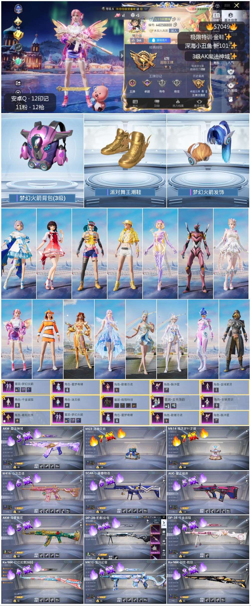 HPSJ421438和平精英账号详情图4