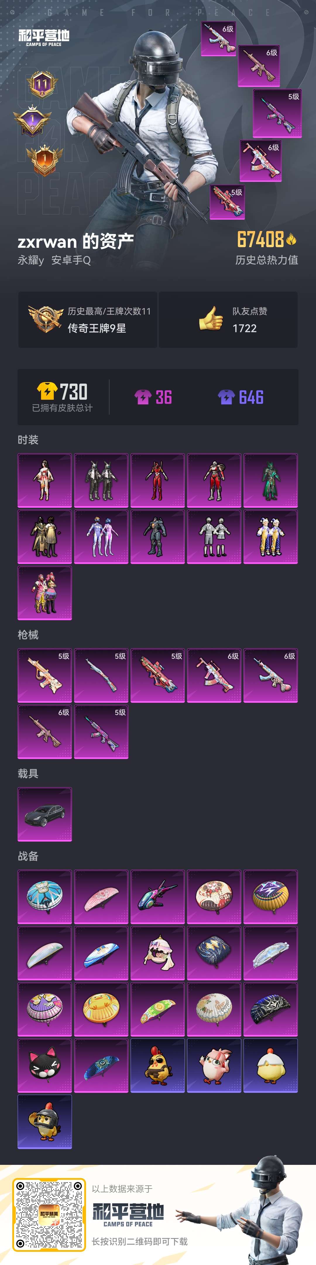 HPCMW421245和平精英账号详情图2