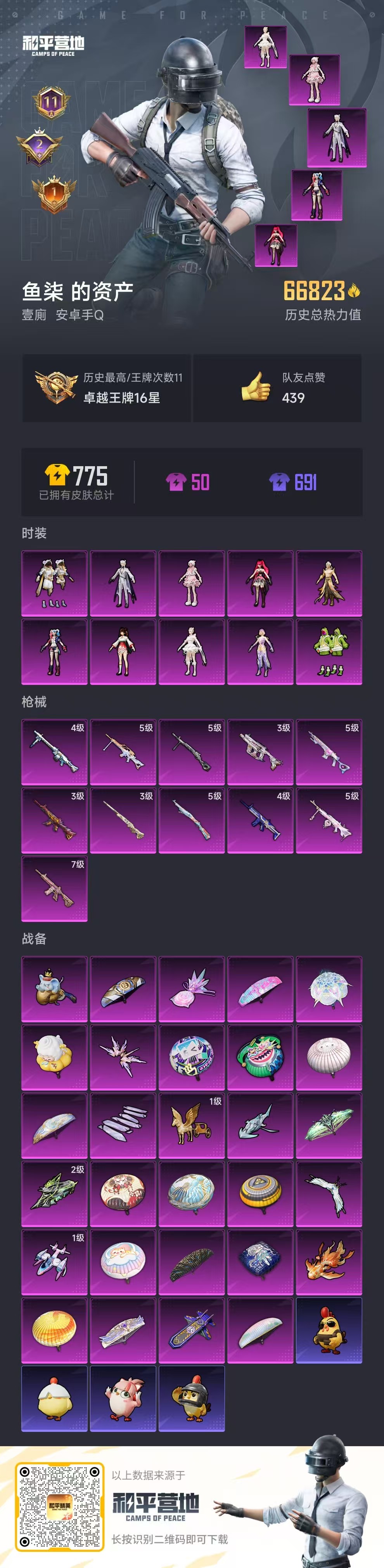 HPCMW421465和平精英账号详情图3