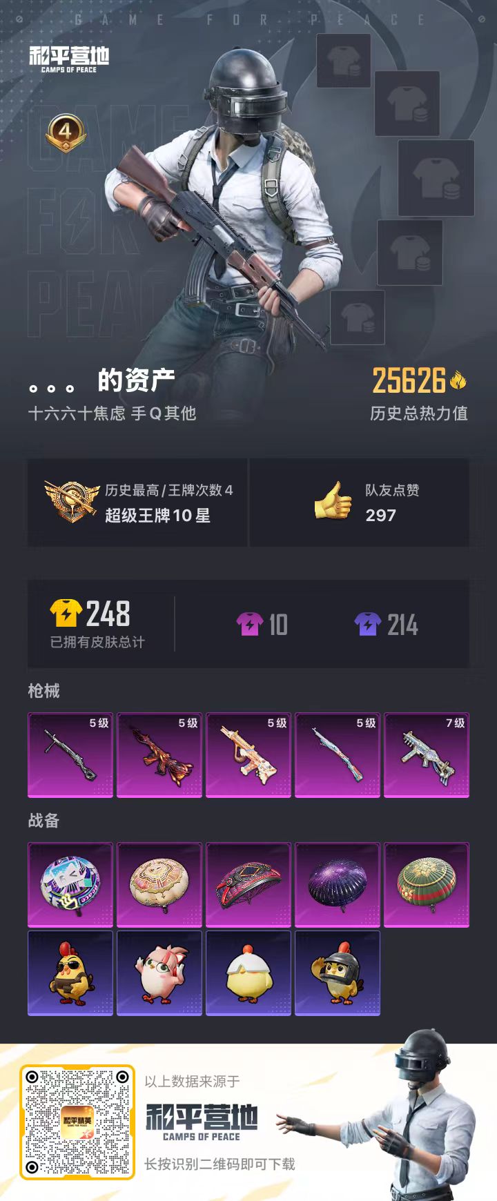 HPCMW421441和平精英账号详情图3