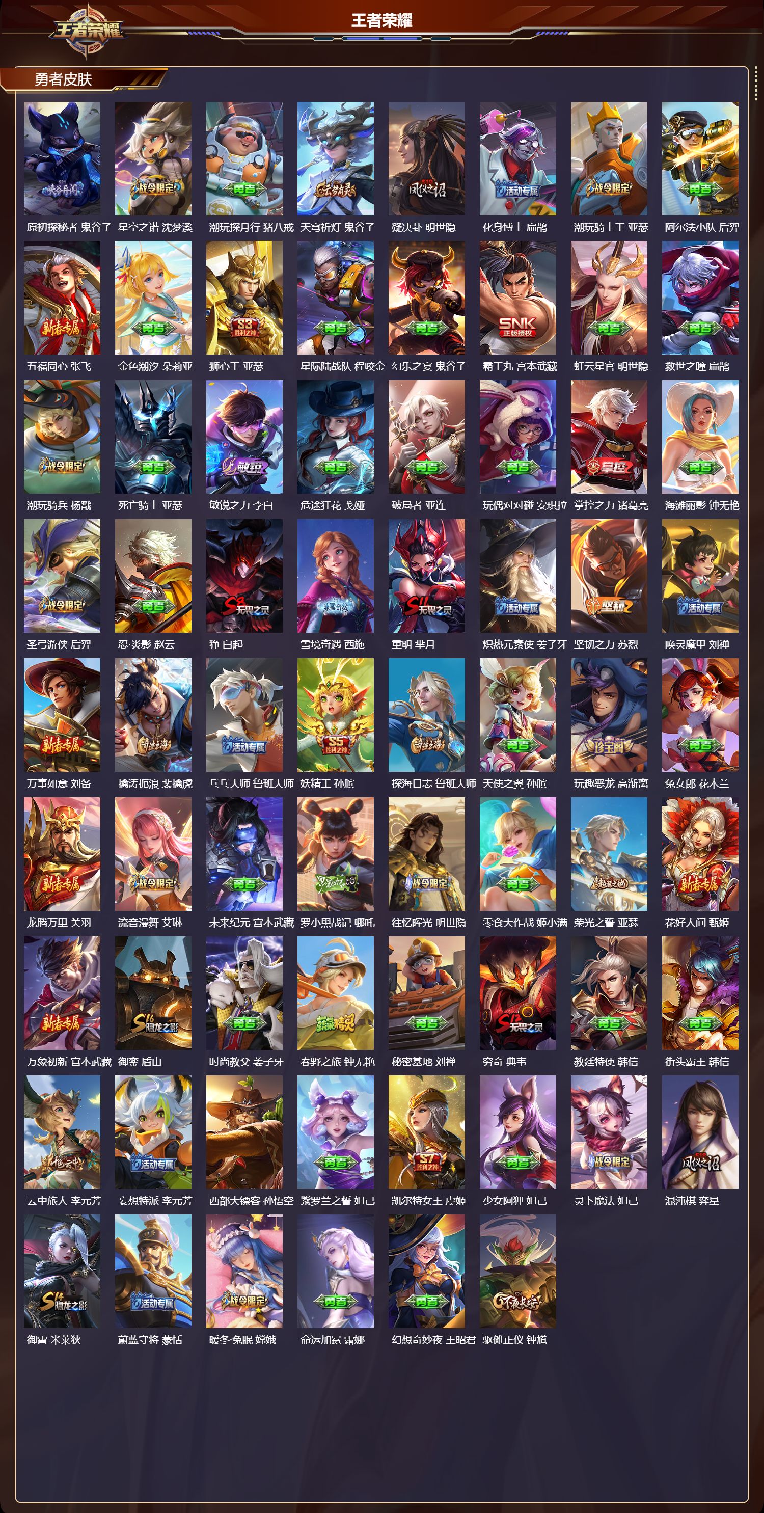 WZQM433994王者荣耀账号详情图6