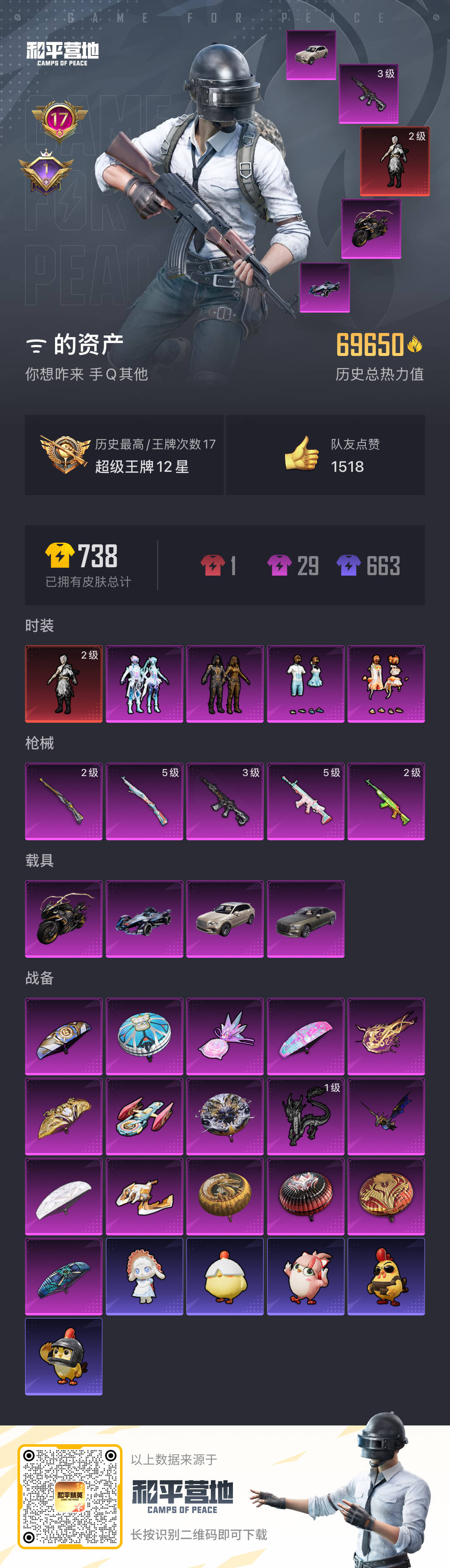 HPCMW417979和平精英账号详情图3