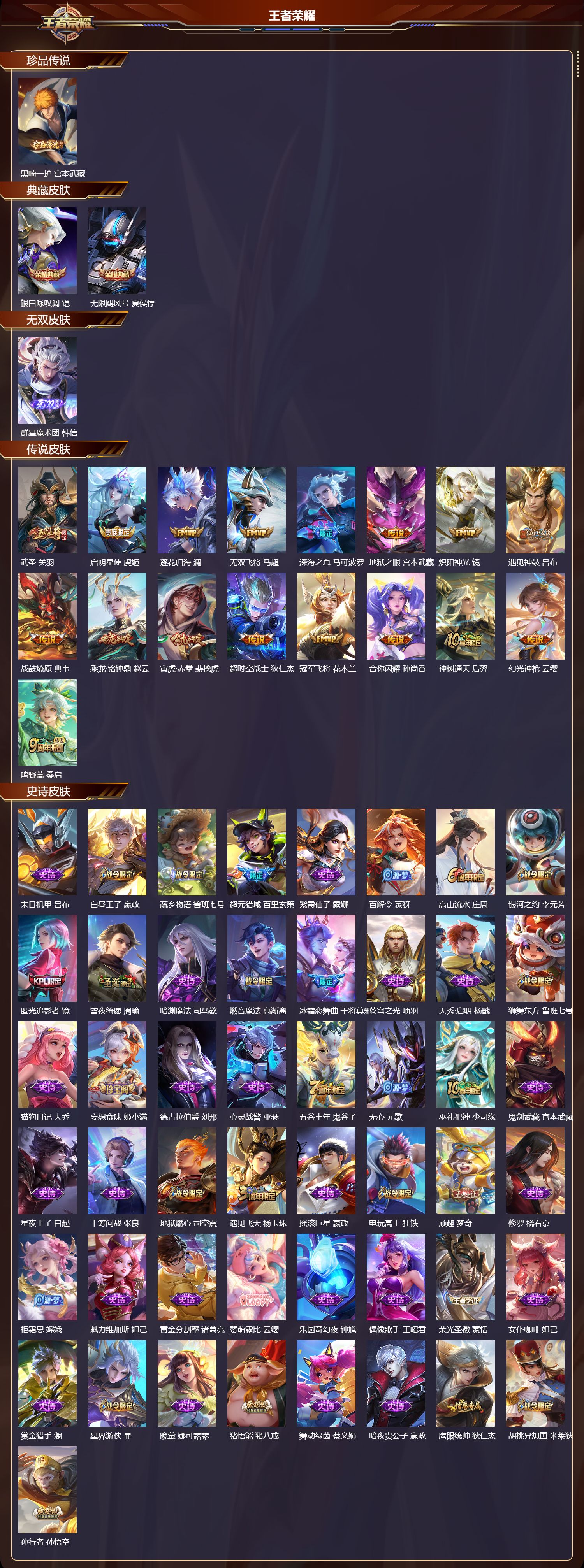 WZCMW430890王者荣耀账号详情图8