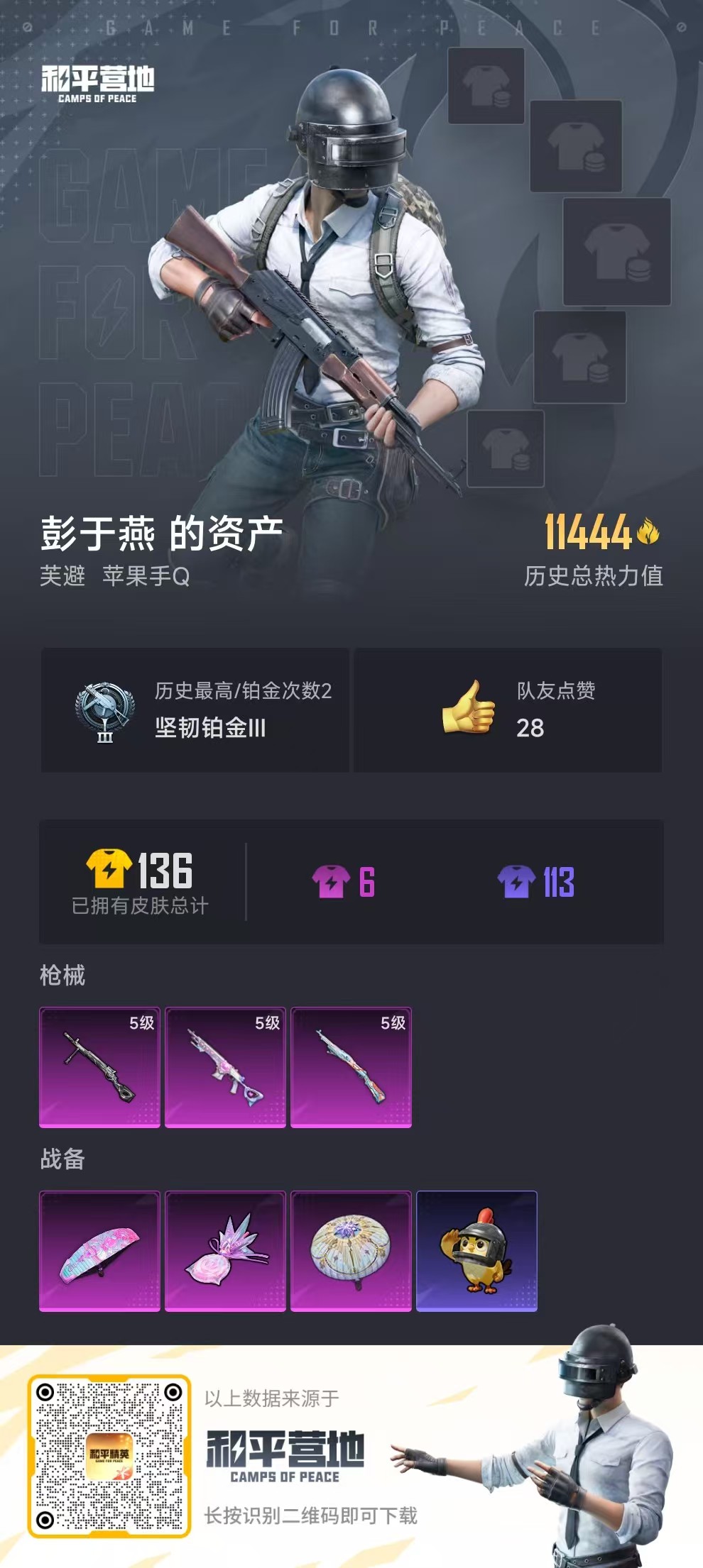 HPCMW421449和平精英账号详情图3