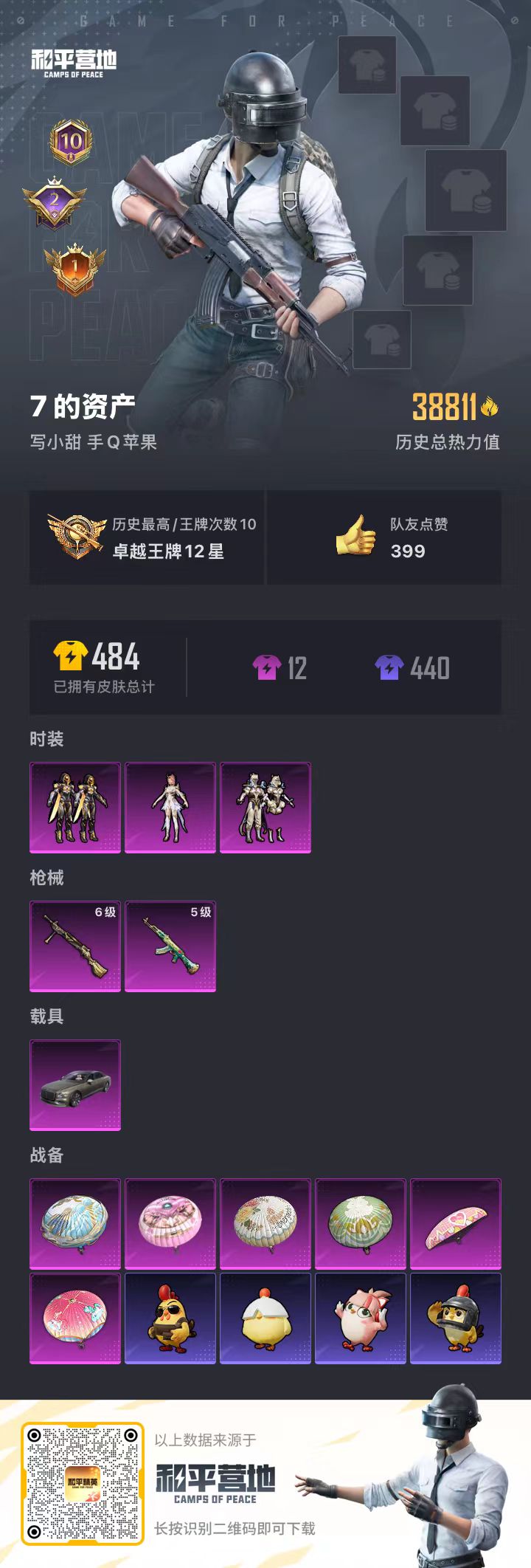 HPCMW417362和平精英账号详情图4 HPCMW417362和平精英账号详情图4