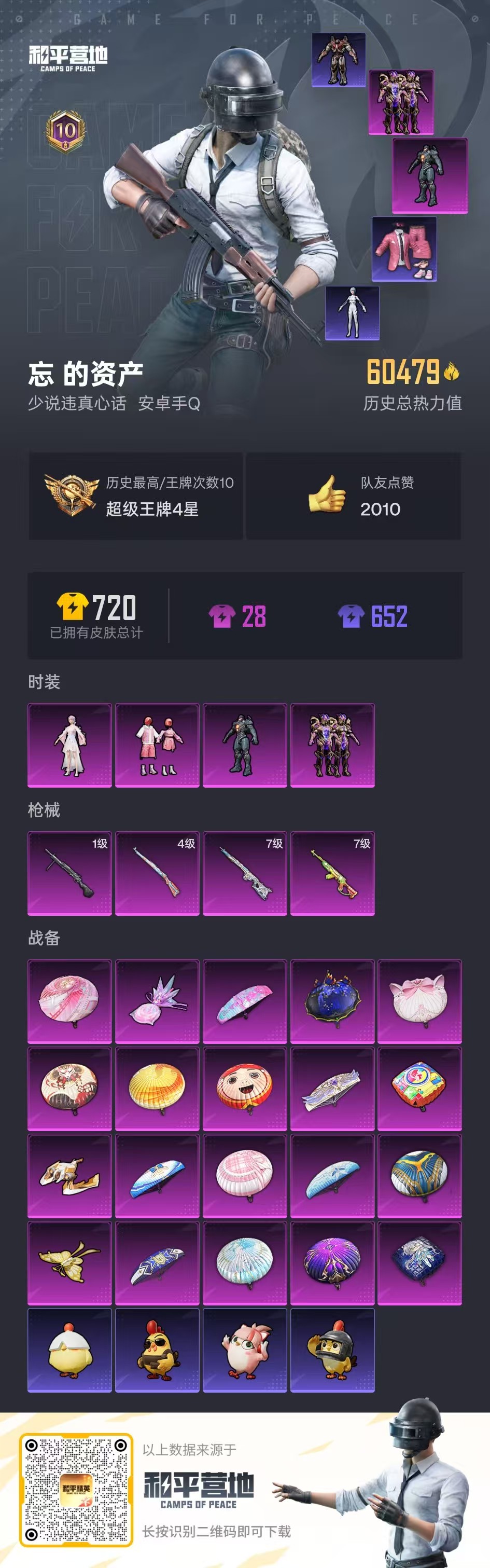 HPCMW421459和平精英账号详情图3