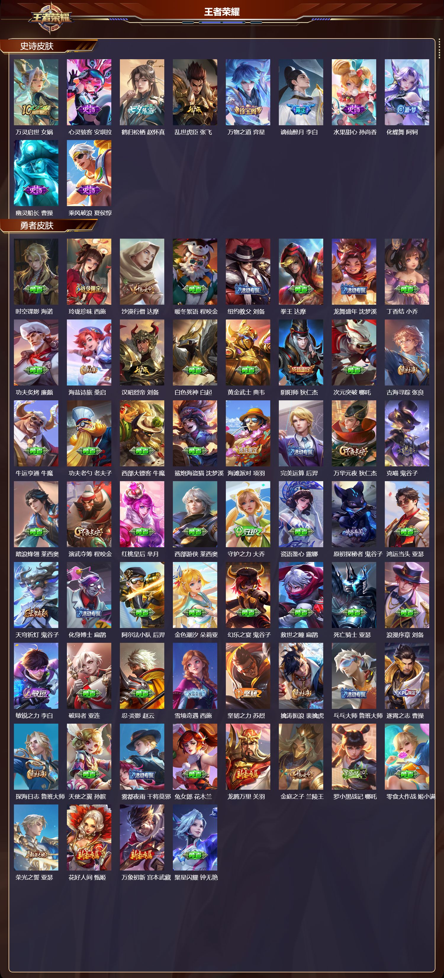 WZQM434043王者荣耀账号详情图4