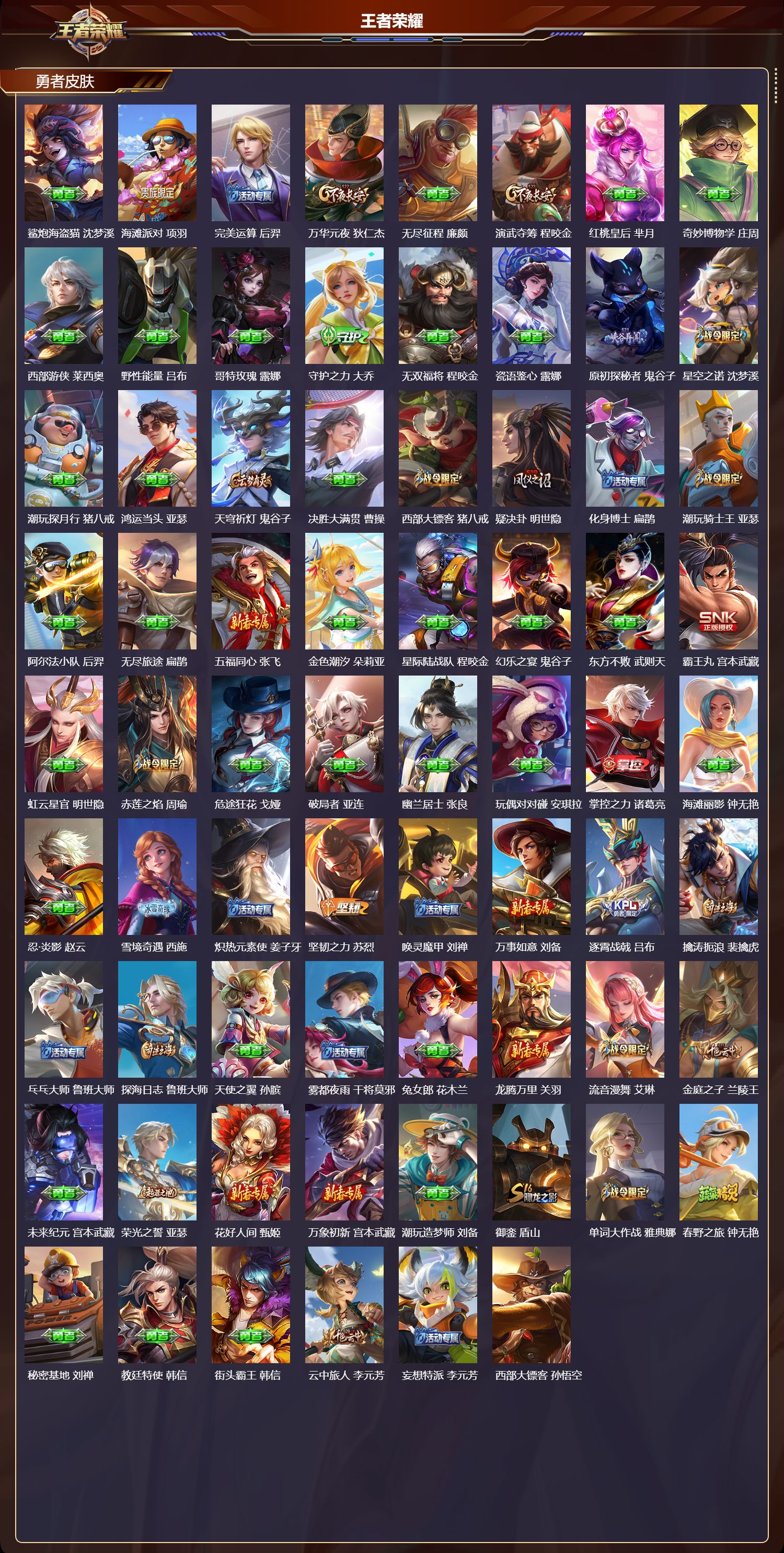 WZMK433963王者荣耀账号详情图4