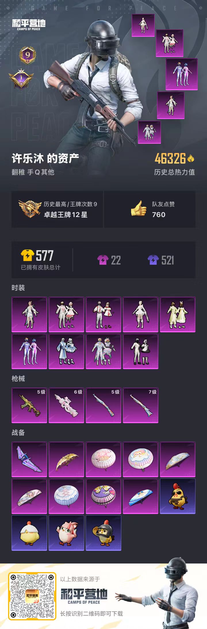 HPCMW417378和平精英账号详情图3