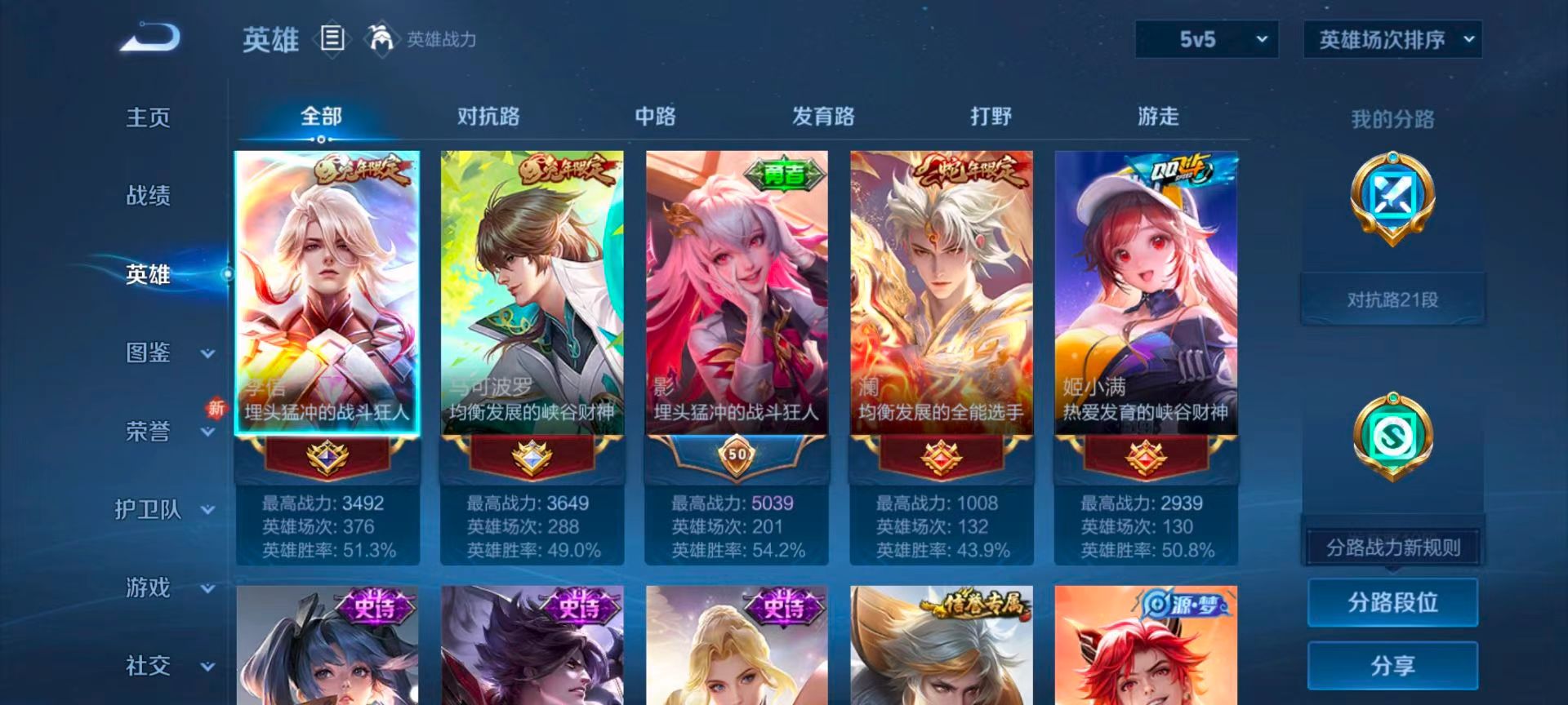 WZCMW430925王者荣耀账号详情图5