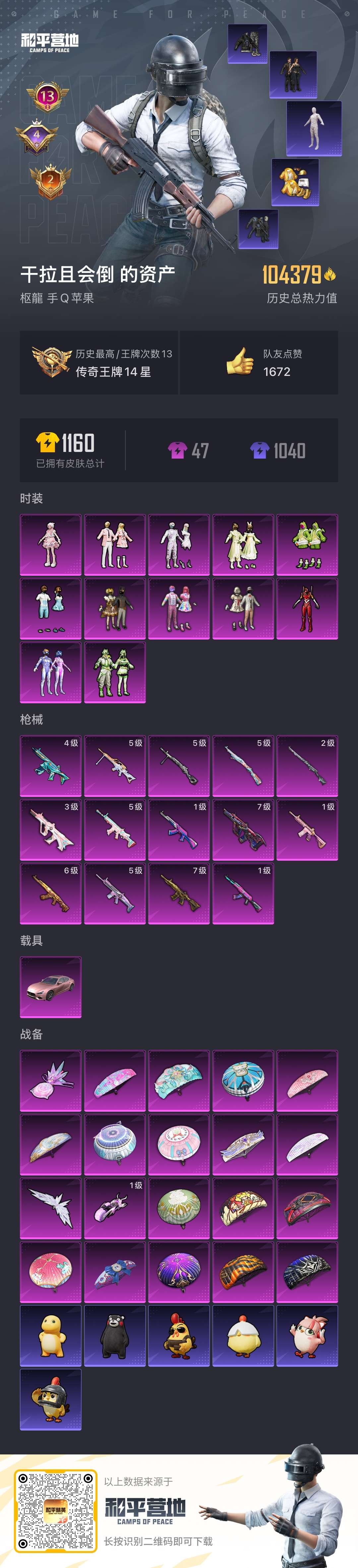 HPSJ415691和平精英账号详情图3