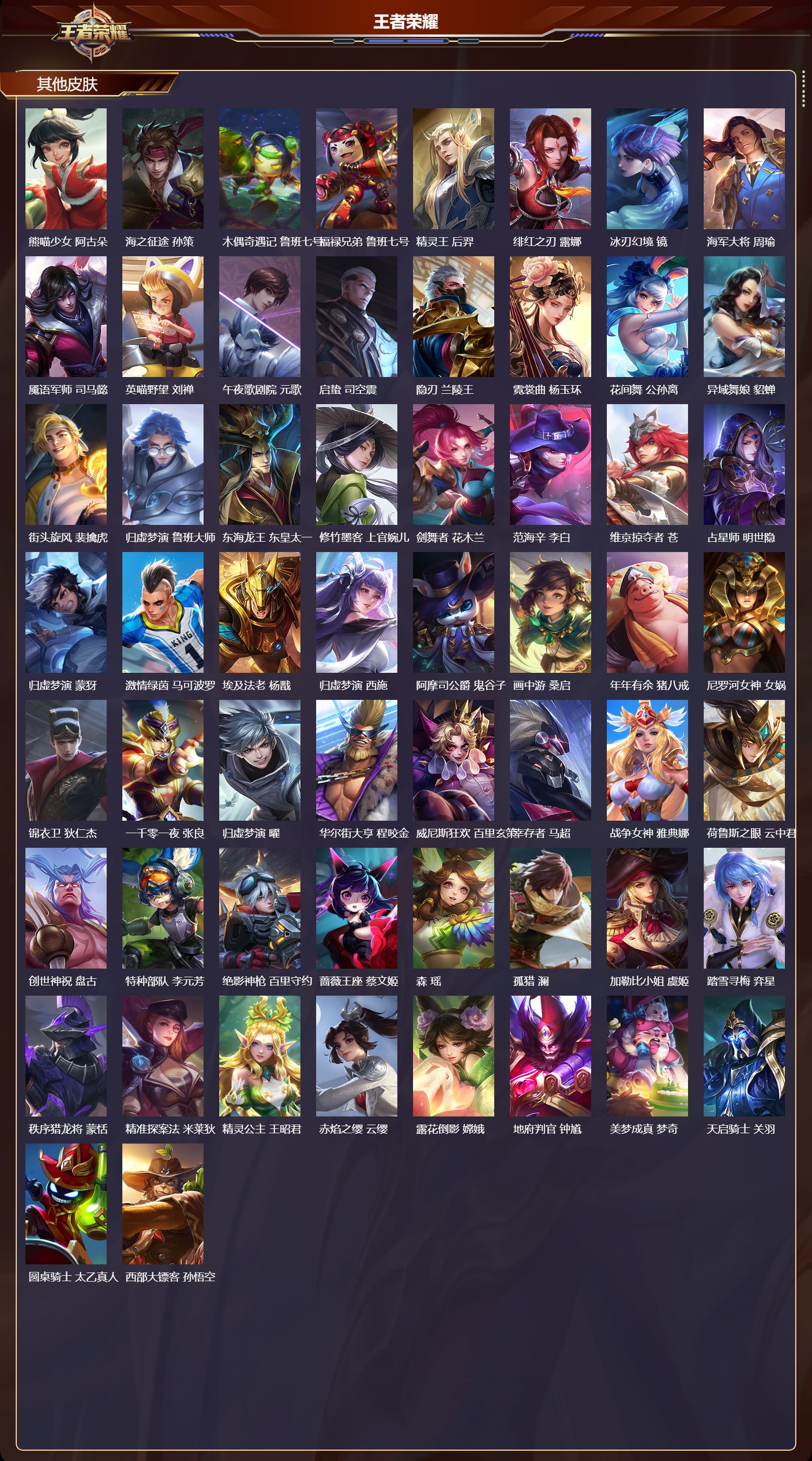 WZQM434060王者荣耀账号详情图6