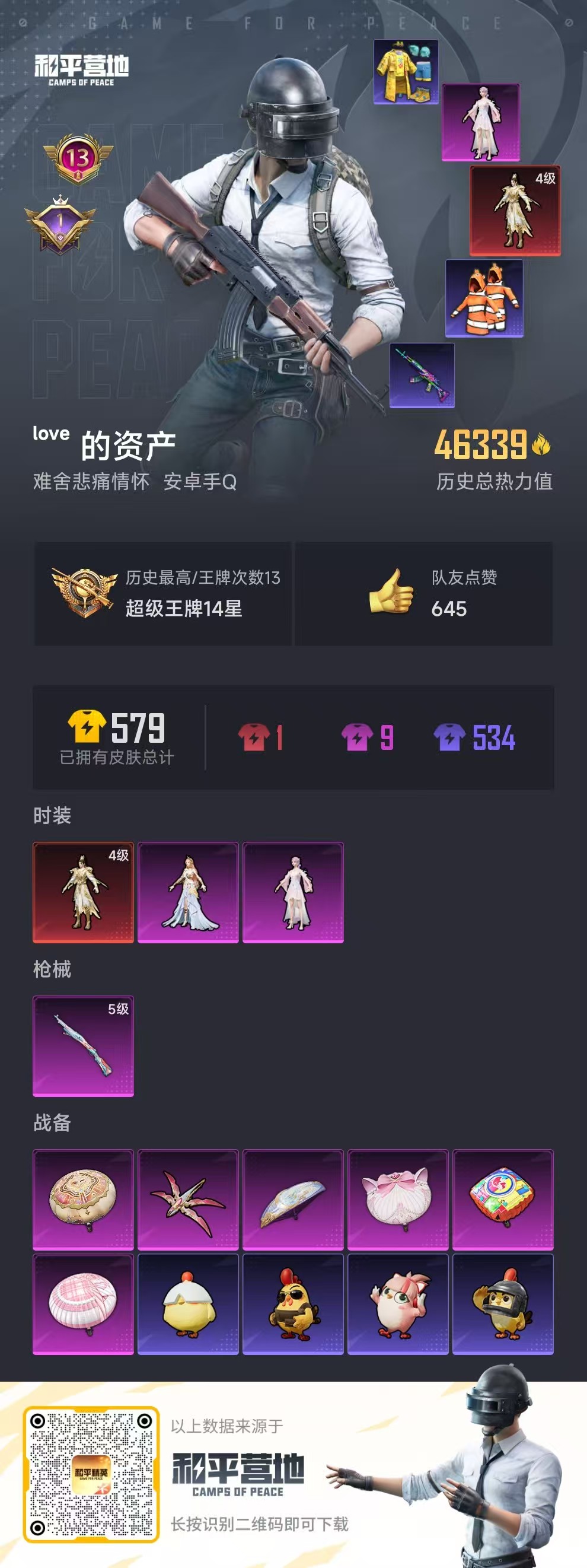 HPSJ421450和平精英账号详情图3 HPSJ421450和平精英账号详情图3