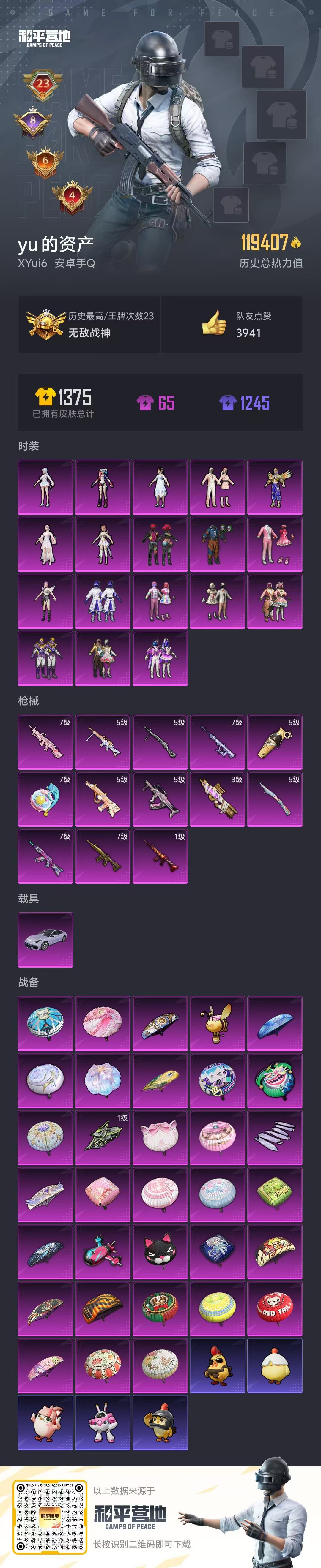 HPCMW421142和平精英账号详情图4 HPCMW421142和平精英账号详情图4